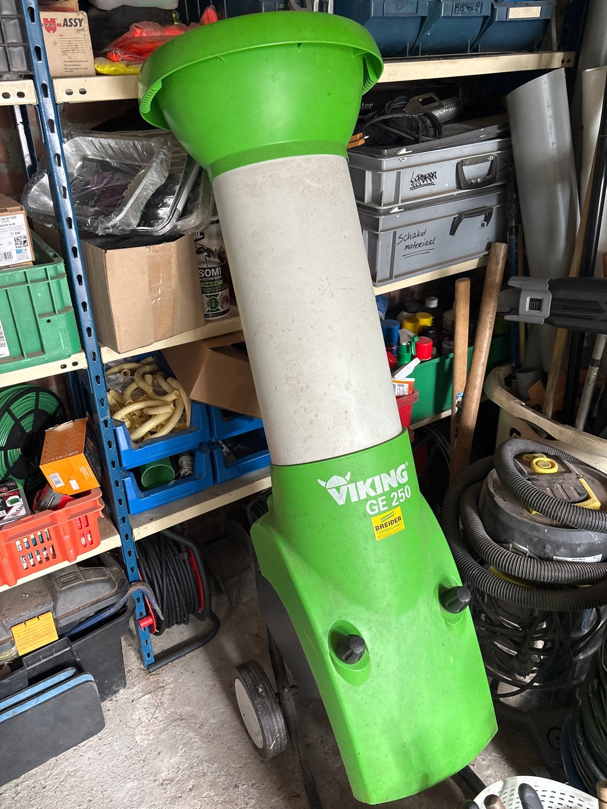 Viking GE 250 Hakselaar - Krachtige Tuinhulp, Ophalen, Gebruikt, Elektrisch