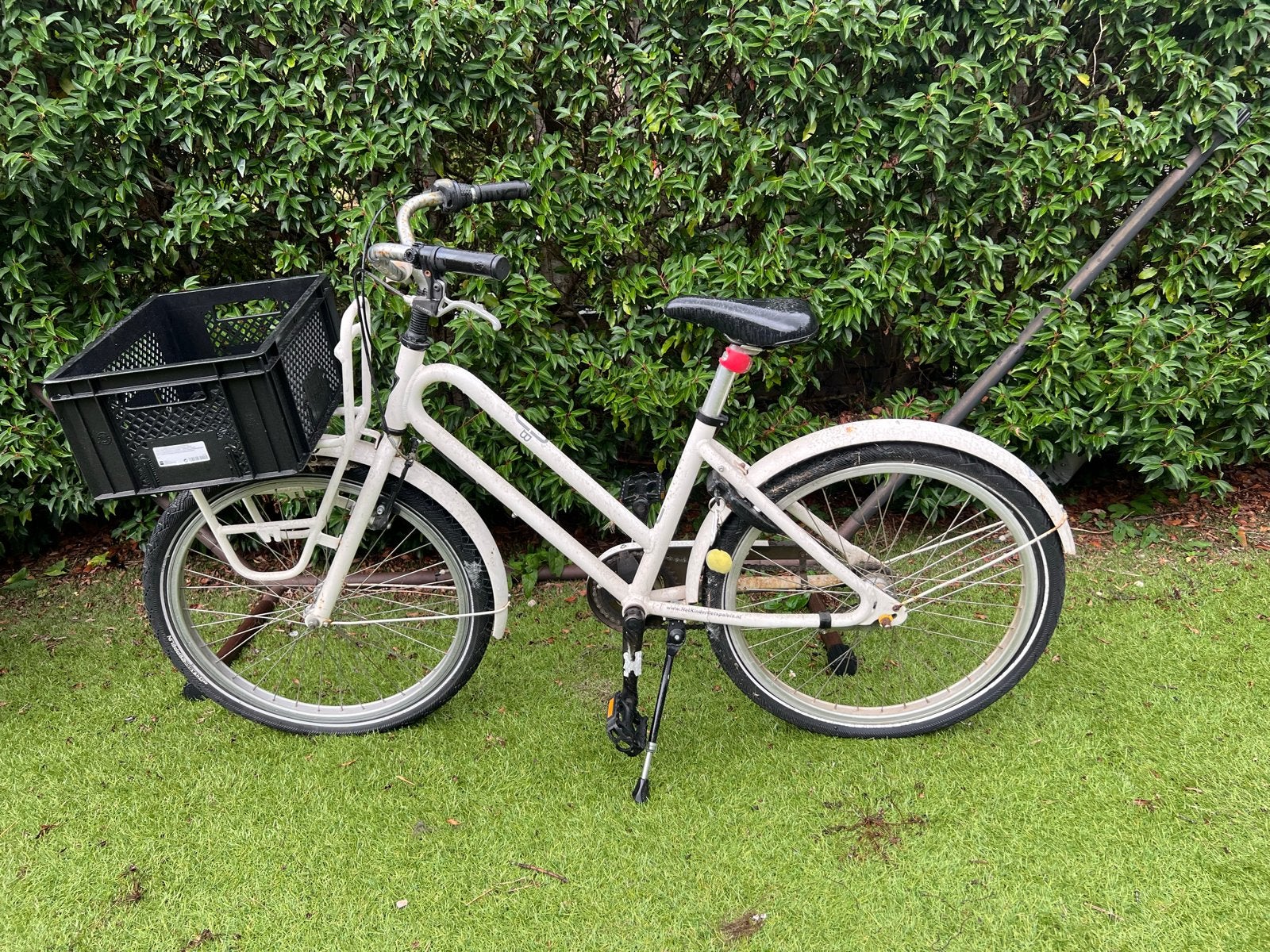 Kinderfiets met mandje - Gebruikt, Ophalen, Gebruikt, Terugtraprem, 20 inch of meer