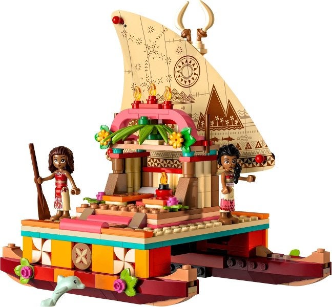 Lego Disney  princess 43210 Moana's Navigatieboot, Kinderen en Baby's, Speelgoed | Duplo en Lego, Lego, Ophalen of Verzenden, Zo goed als nieuw