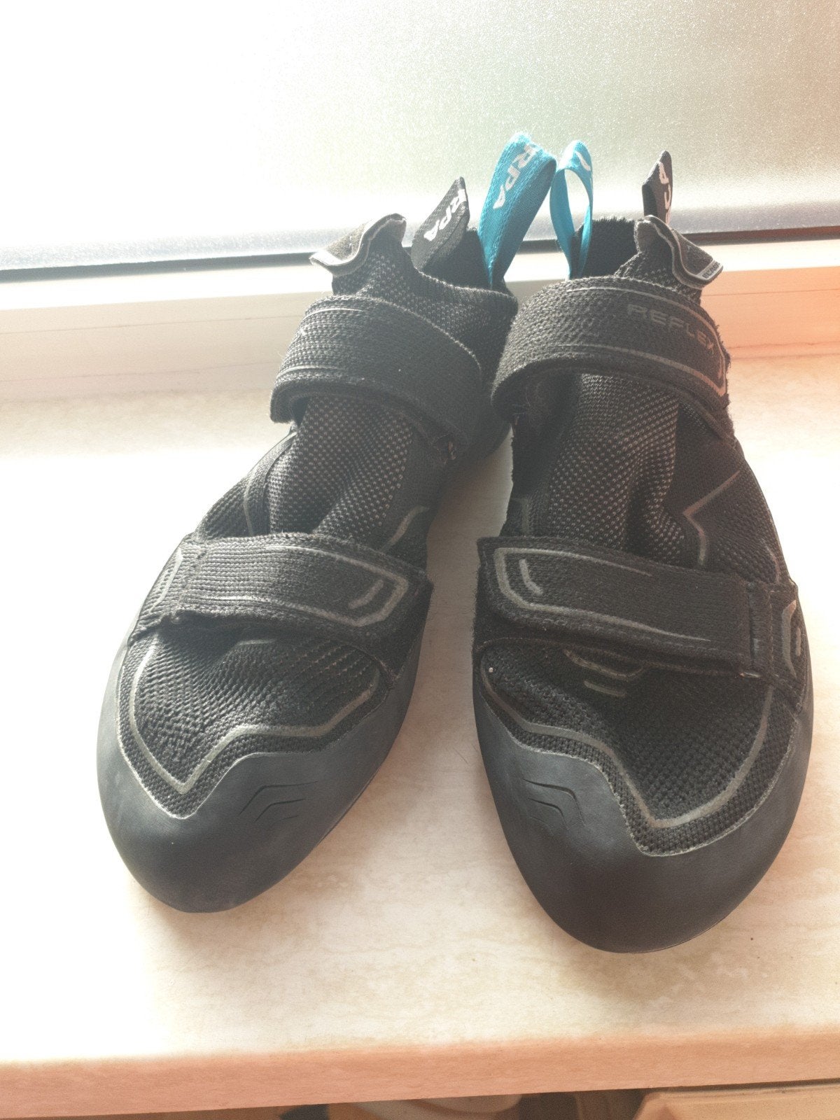 Scarpa Reflex klimschoenen - Maat 44½, Ophalen of Verzenden, Gebruikt
