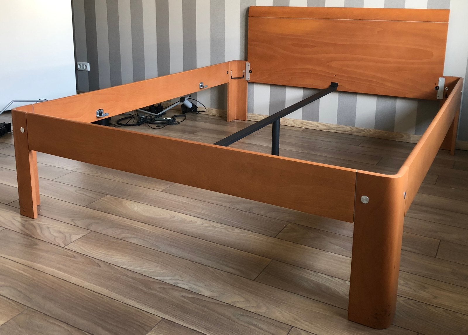 Auping auronde 2000    200x160, Ophalen, Verstelbaar, Bruin, Tweepersoons