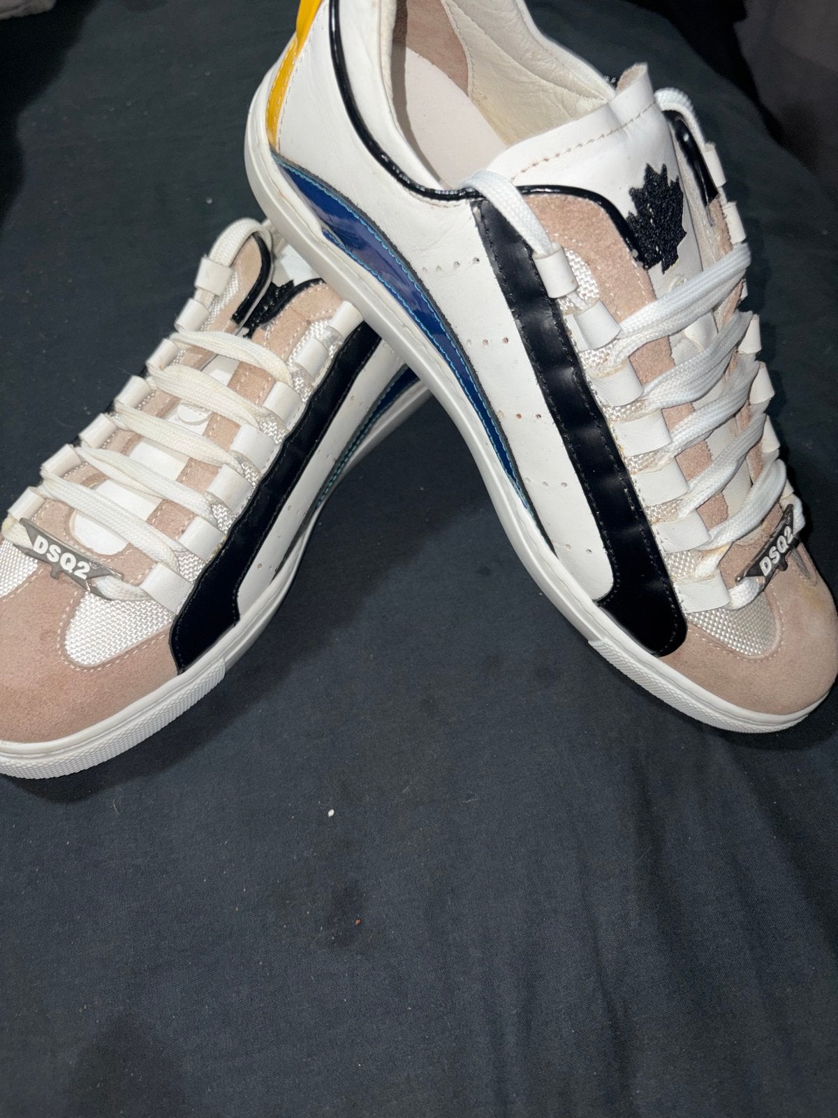 DSQUARED2 Heren Sneakers - Maat 40/41, Kleding | Heren, Schoenen, Ophalen of Verzenden, Zo goed als nieuw, Wit, Sneakers of Gympen