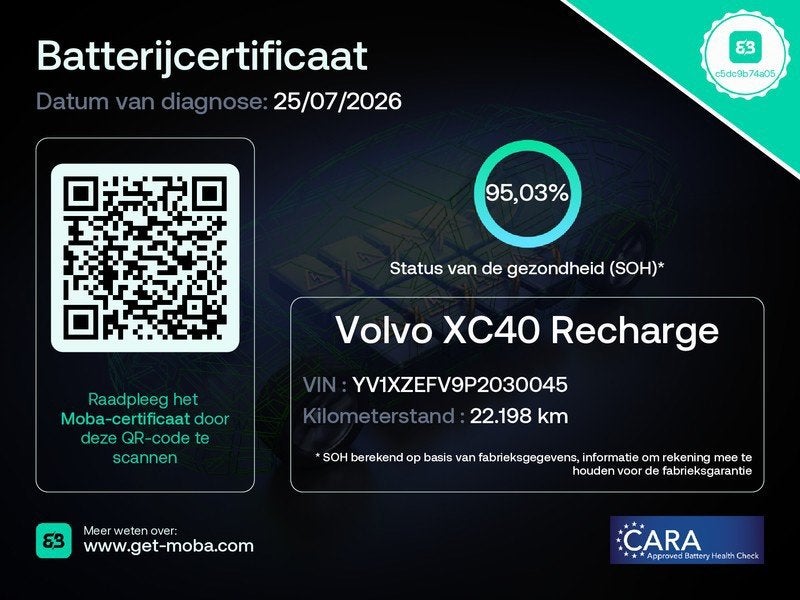 Volvo XC40 Single Motor Plus 69 kWh | SOH 95% | Carplay | Ca, Automaat, 238 pk, Achterwielaandrijving, Met garantie (alle)