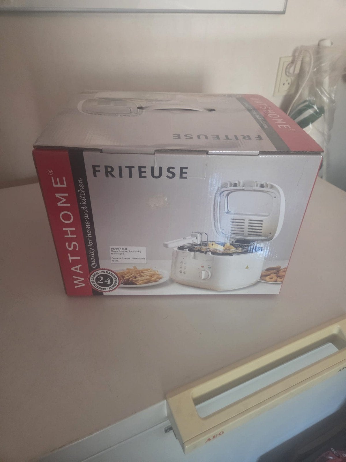 WatsHome Friteuse - Nieuw in doos, 2 tot 3 liter, Ophalen of Verzenden, Nieuw