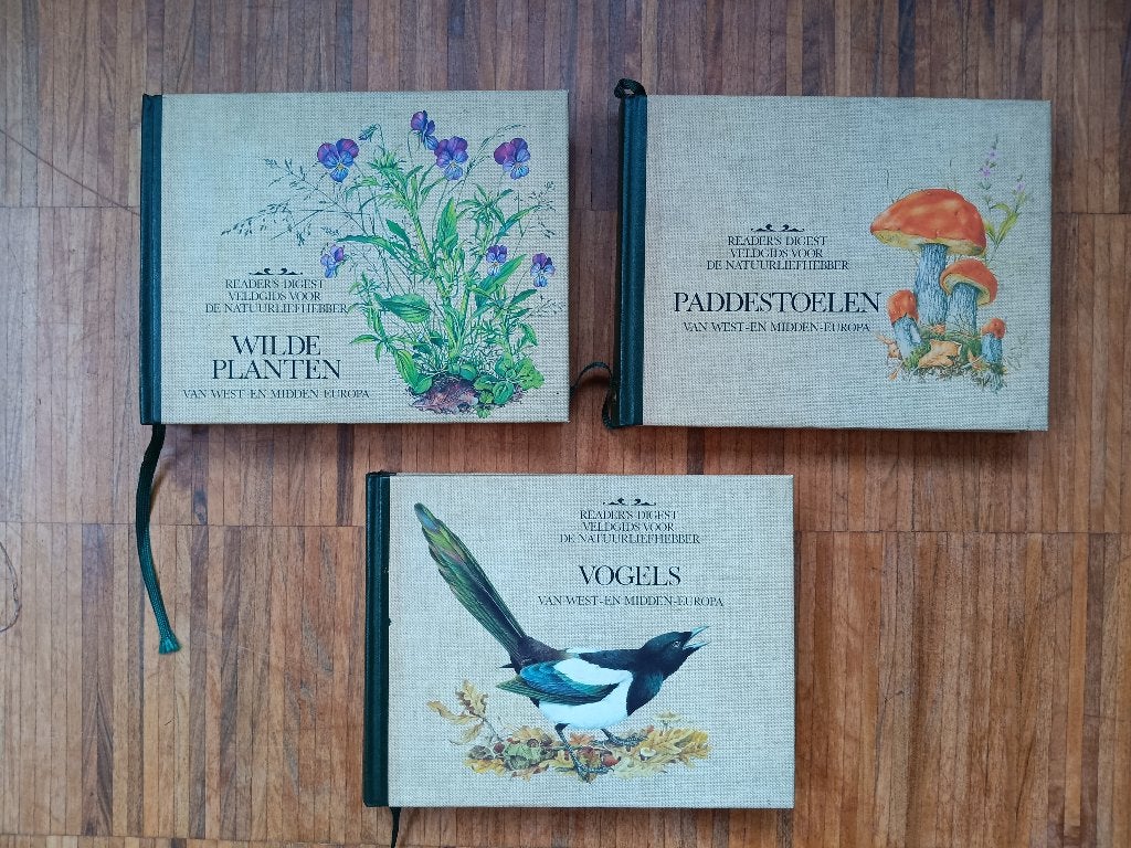 Set van 3 veldgidsen Reader's Digest, 1982, Boeken, Ophalen of Verzenden, Zo goed als nieuw, Natuur algemeen