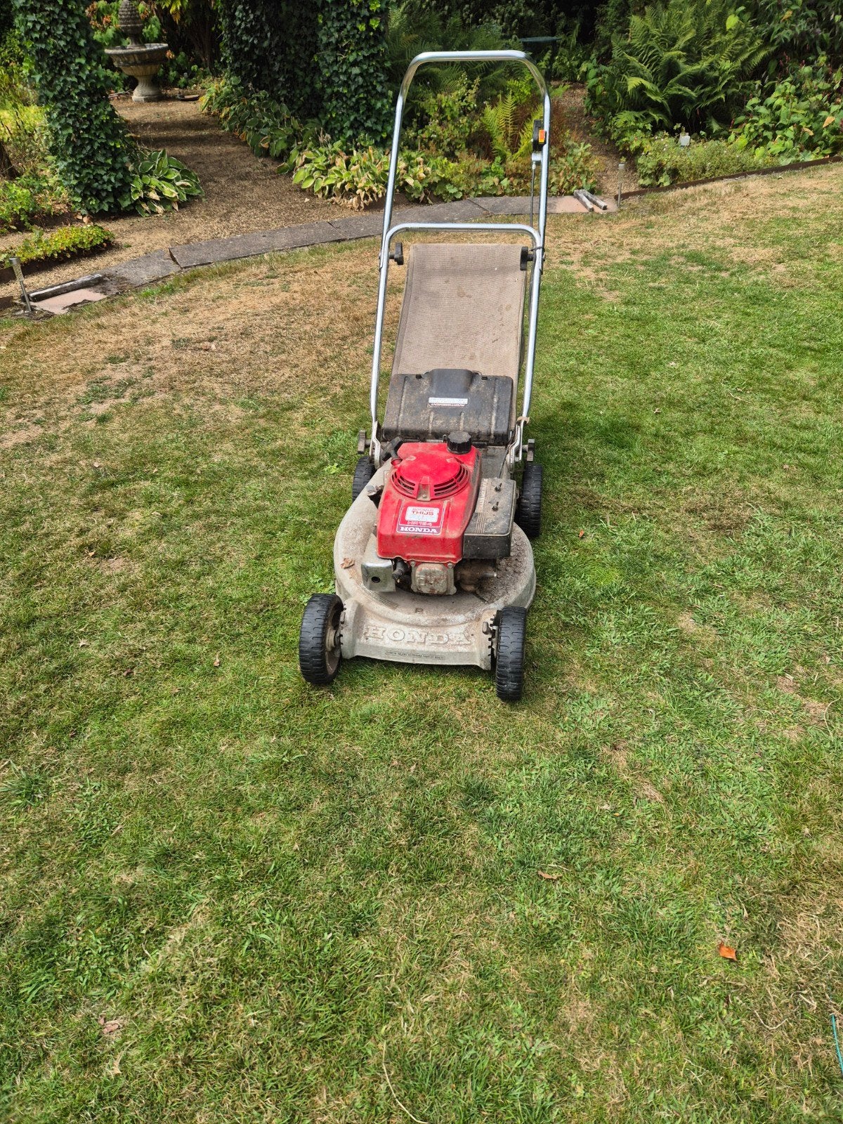 Honda HR194 Benzine Grasmaaier met Opvangzak, Tuin en Terras, Grasmaaiers, Ophalen, Cirkelmaaier, Honda, Gebruikt