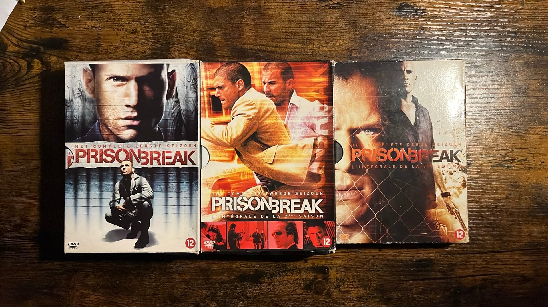 Prison Break seizoen 1,2 en 3, Zo goed als nieuw, Actie en Avontuur, Vanaf 12 jaar, Nederlands