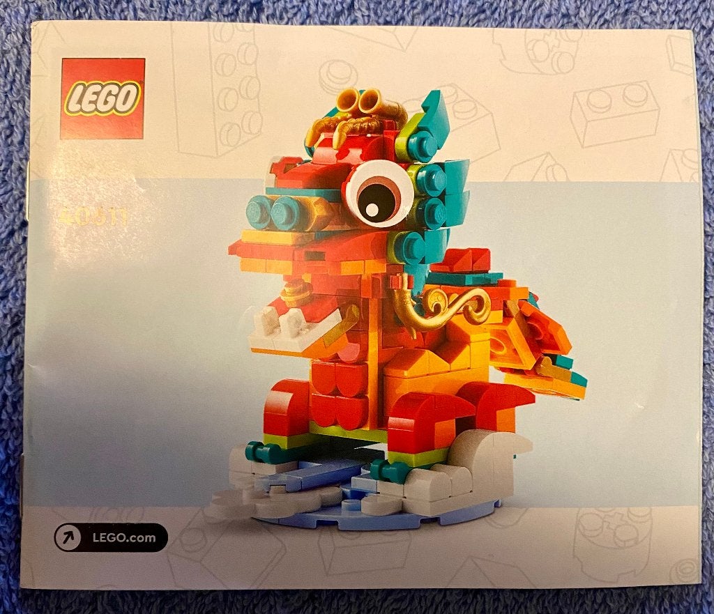 LEGO Holiday 40611 Year of the Dragon (compleet, Overige thema's, Lego, Compleet, Ophalen of Verzenden
