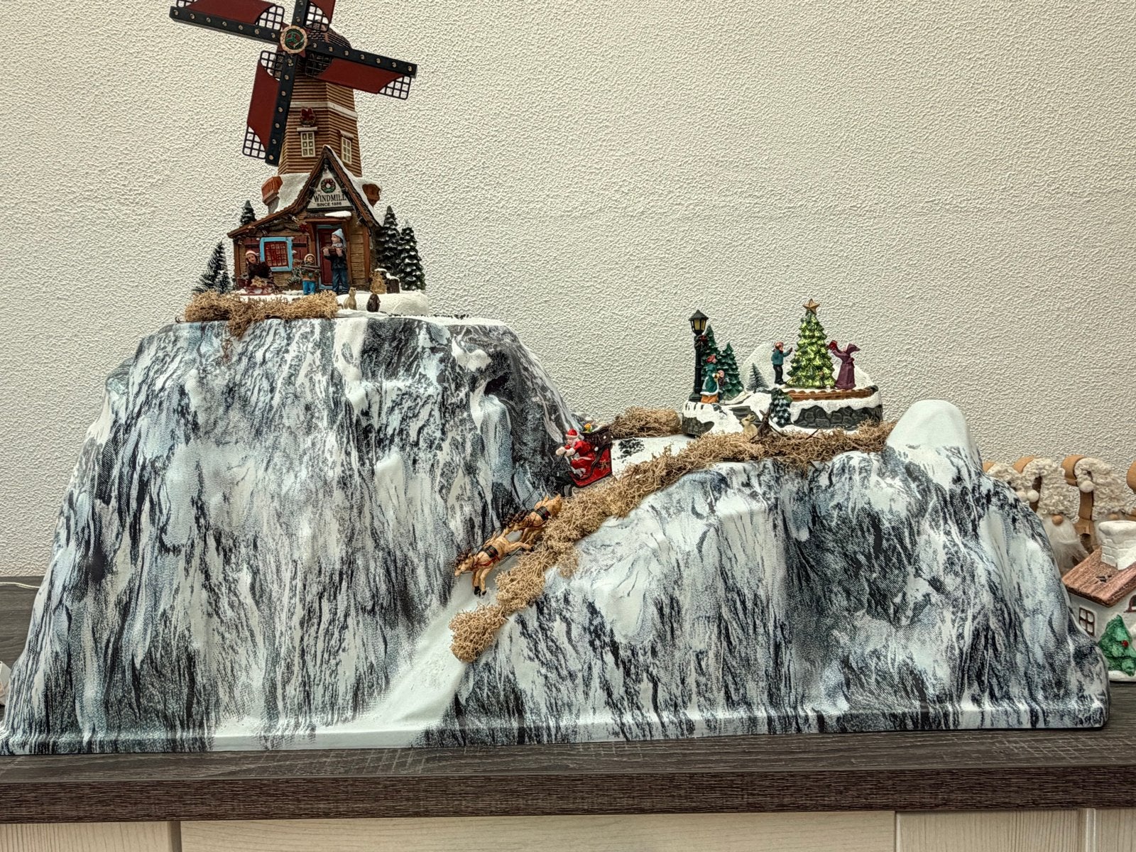 Te koop kerstdorp, Diversen, Ophalen, Gebruikt