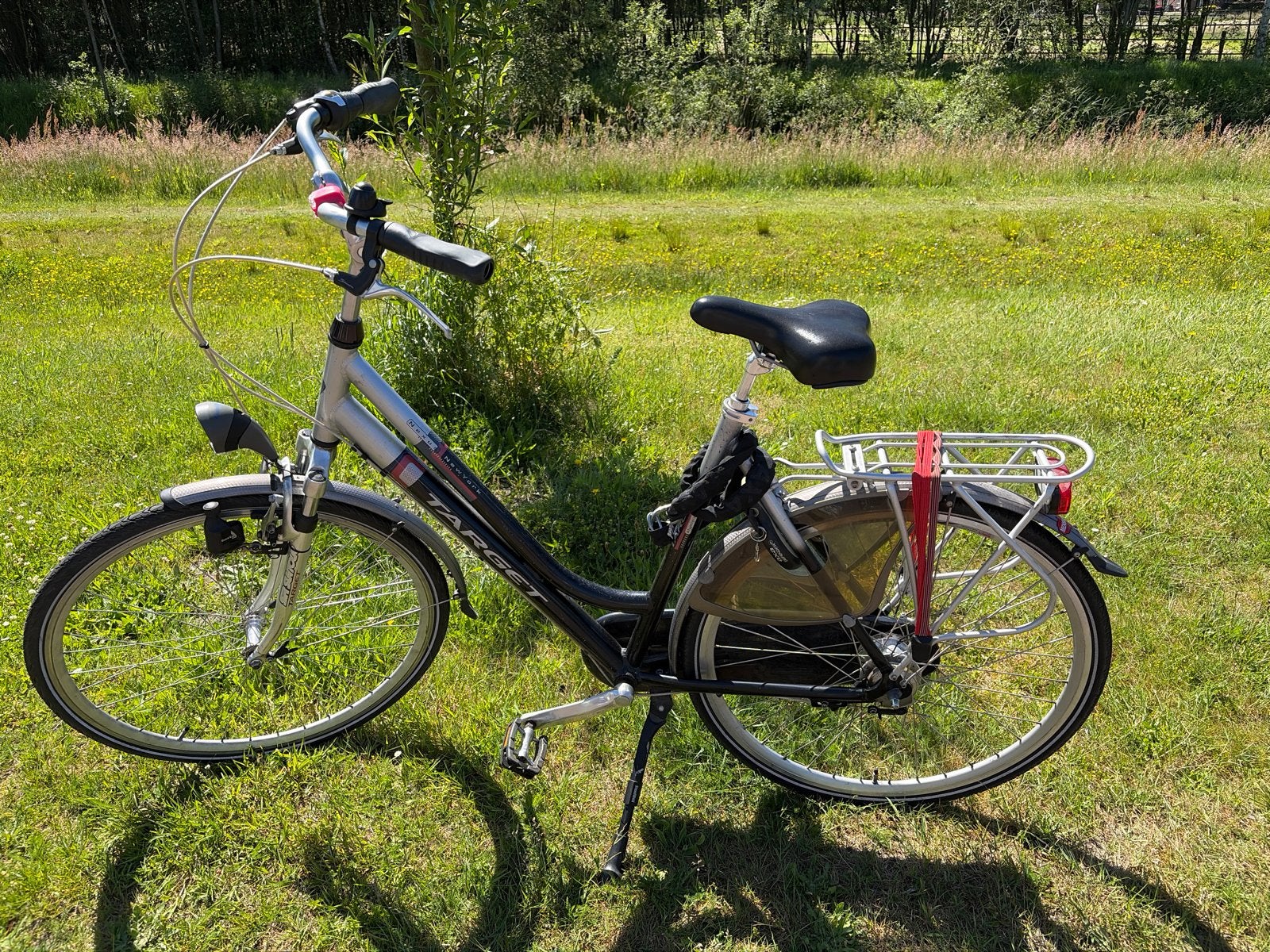Target dames fiets met 5 versnellingen, Fietsen en Brommers, Fietsen | Dames | Damesfietsen, Velgrem, Versnellingen, Ophalen, Overige merken