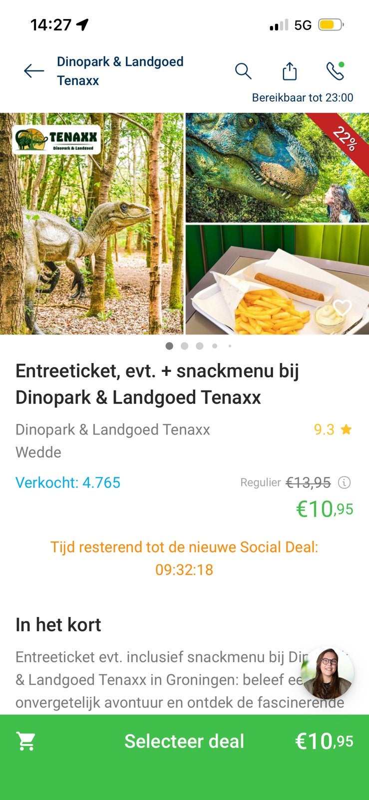 4 tickets Dinopark & Landgoed Tenaxx, Wedde (tot 2 nov 2026), Drie personen of meer, Ticket of Toegangskaart