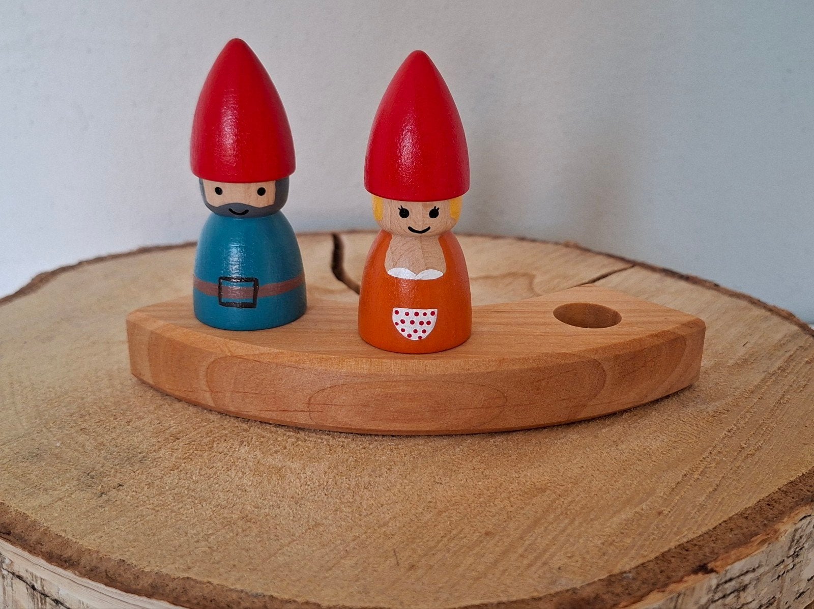 Kabouter peg dolls, Ophalen of Verzenden
