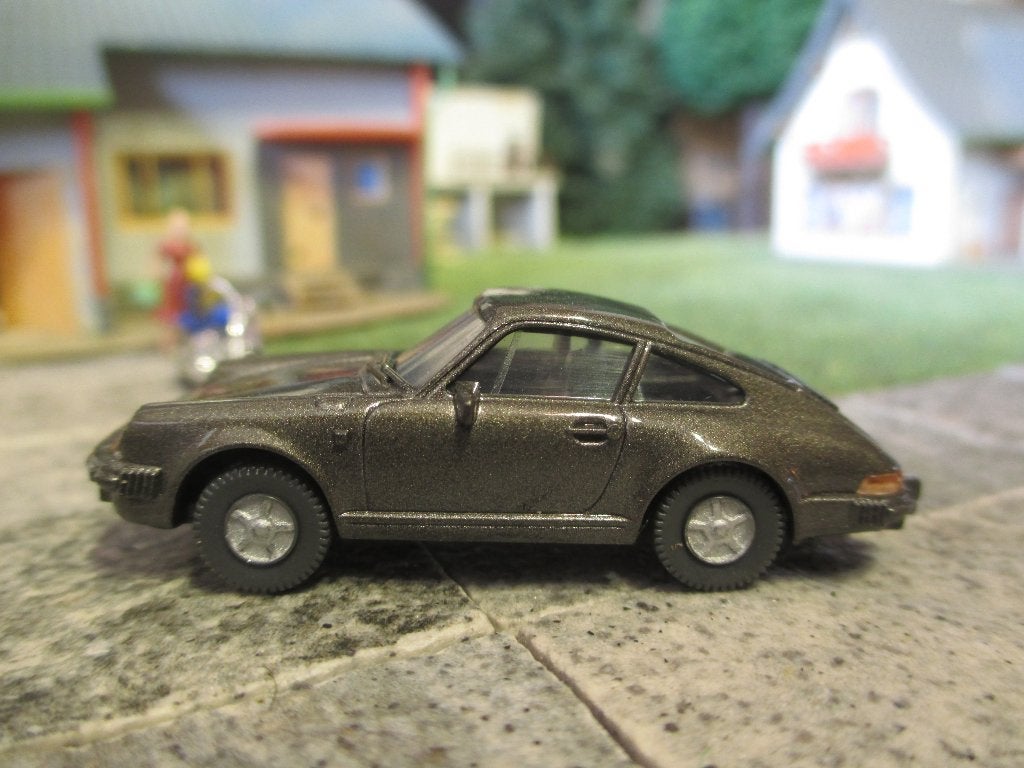 Porsche 930 911 SC Coupé - Wiking 161/1A Umbragrau-metallic, Ophalen of Verzenden, Zo goed als nieuw, Auto, Wiking