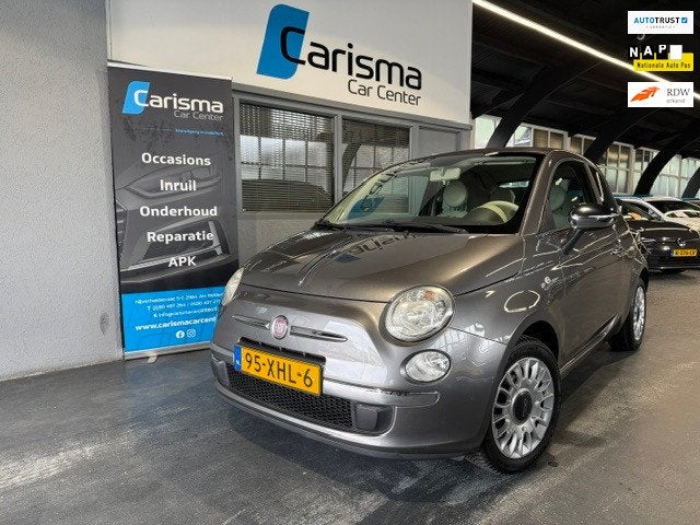 Fiat 500 C 1.2 Easy Cabrio|Airco|LM-Velgen, Auto's, Euro 5, Gebruikt, 4 cilinders, Cabriolet