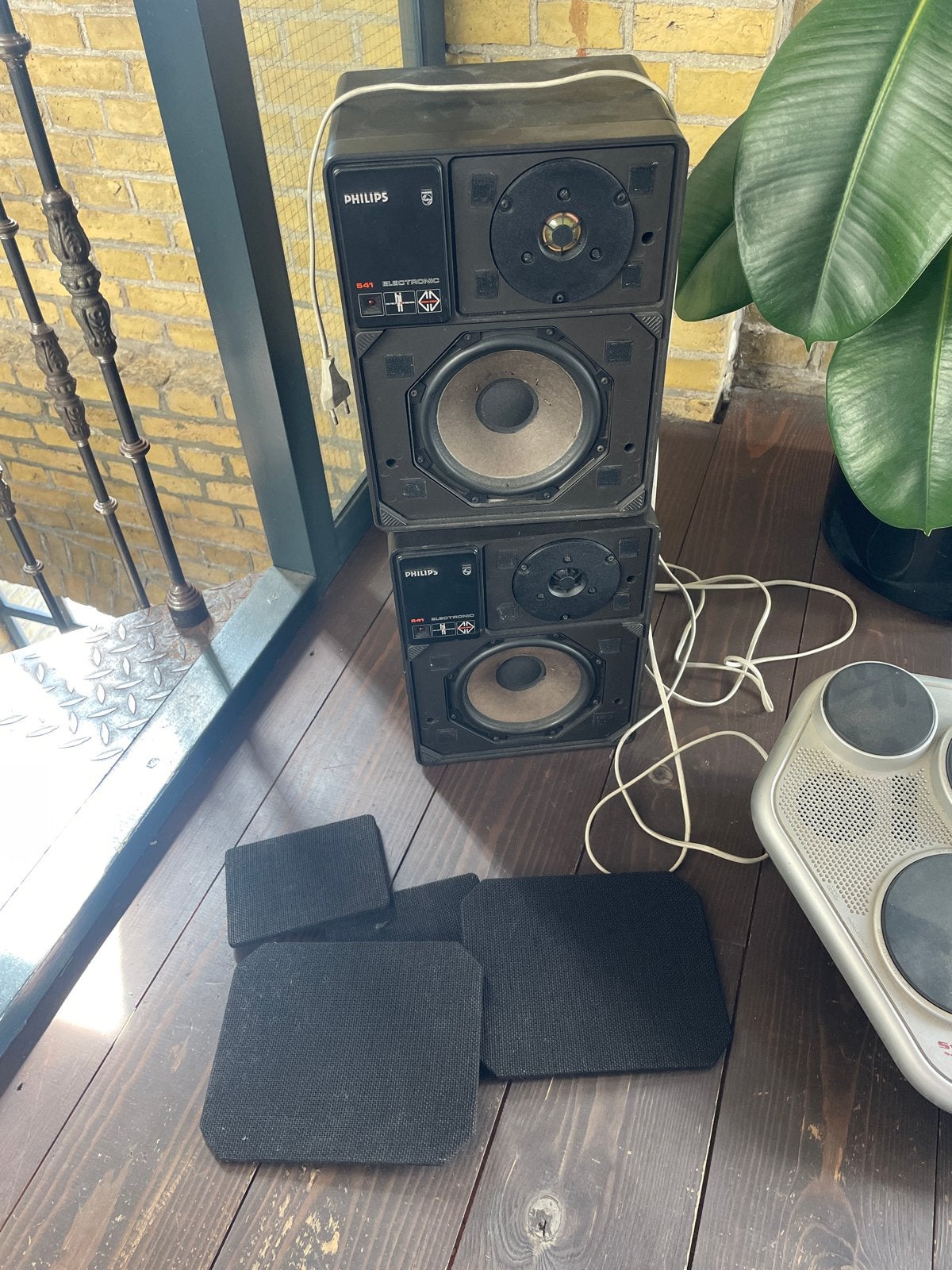 Philips MFB 541 luidsprekers - Vintage geluid, Ophalen, Stereo speakers, Philips, Gebruikt