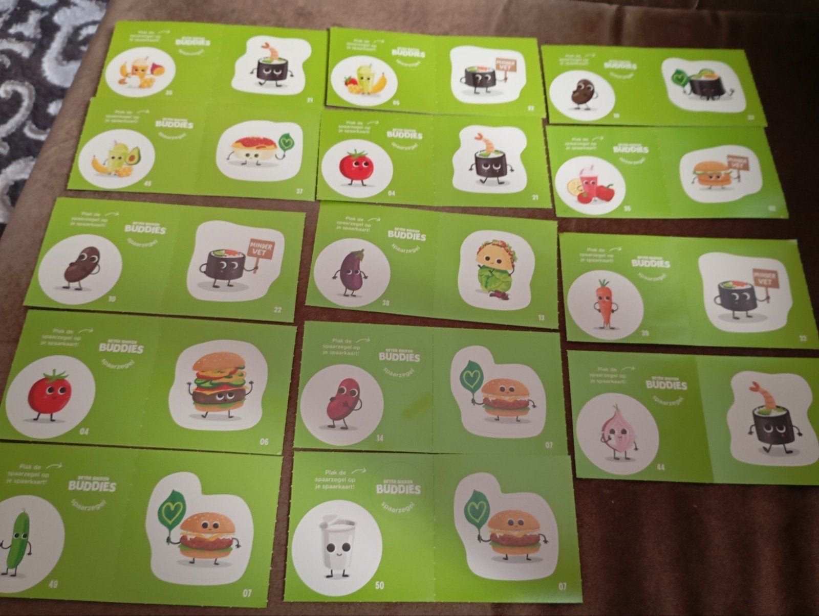 14 VERSCHILLENDE BUDDIES MET ZEGELS ZIE FOTO,S., Albert Heijn, Ophalen of Verzenden