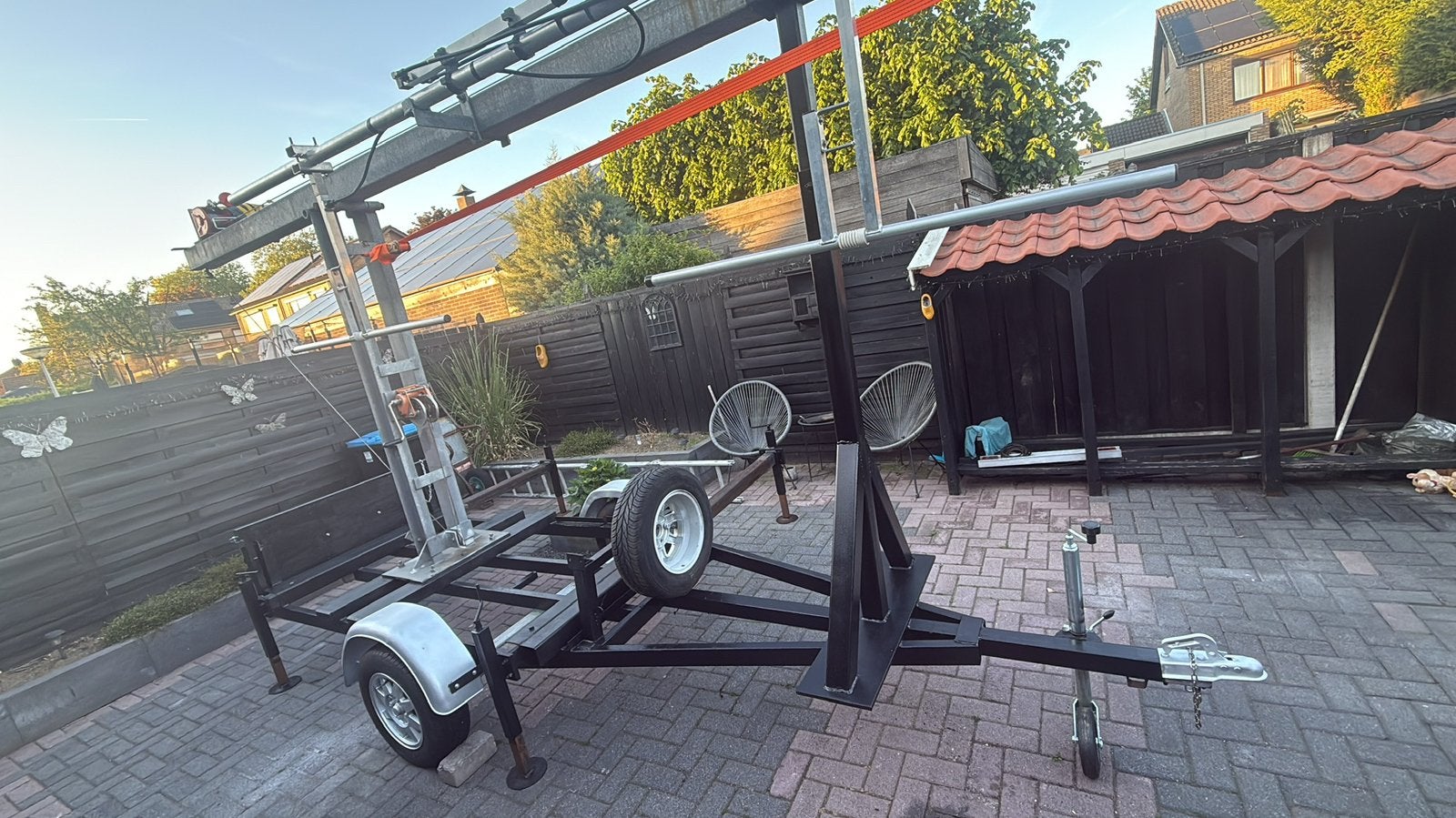 Zendmast kokermast 5x6, Ophalen, Zo goed als nieuw, Zender en Ontvanger