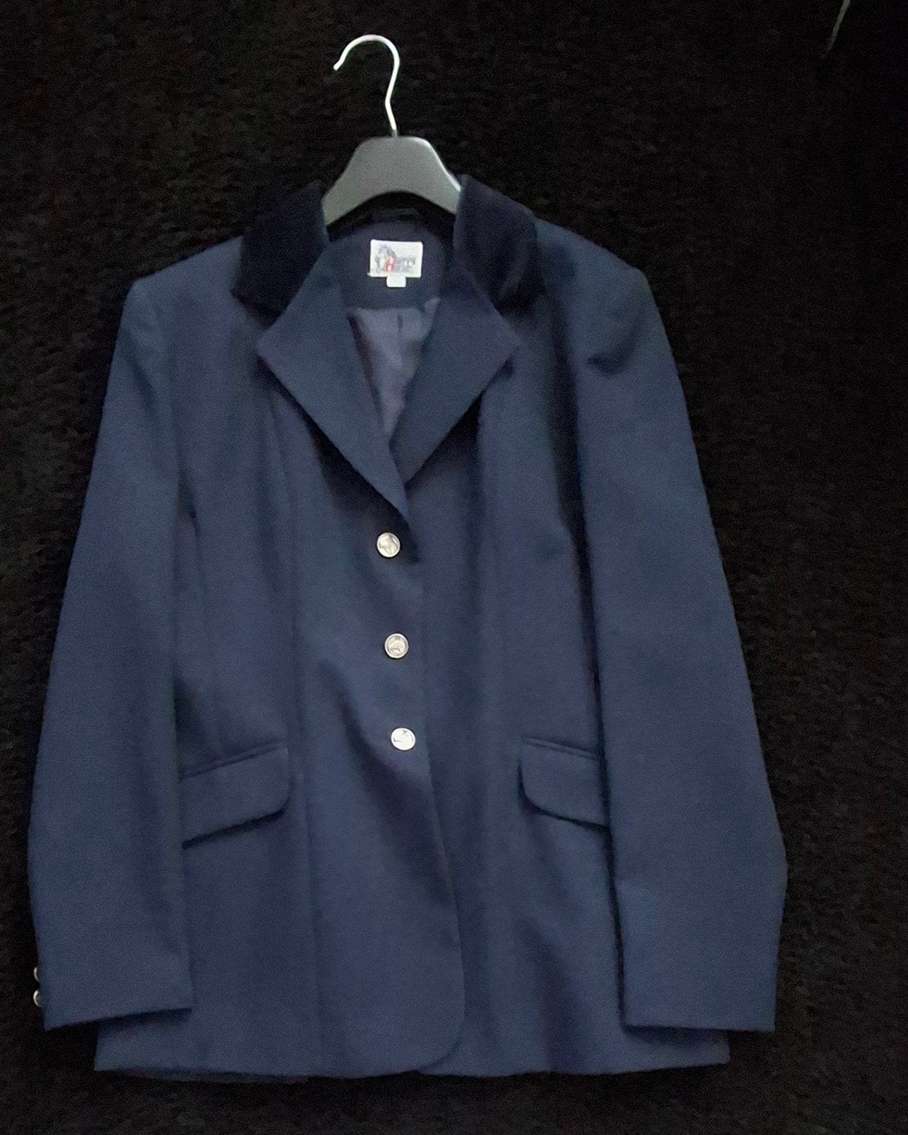Wedstrijdjasje dames donkerblauw, Ophalen, Blauw, Dressuur, Zo goed als nieuw