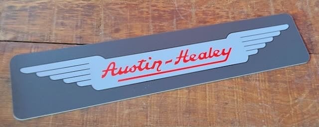 AUSTIN HEALEY    -  showroom  kentekenplaat - reclamebord, Ophalen of Verzenden, Zo goed als nieuw, Auto's