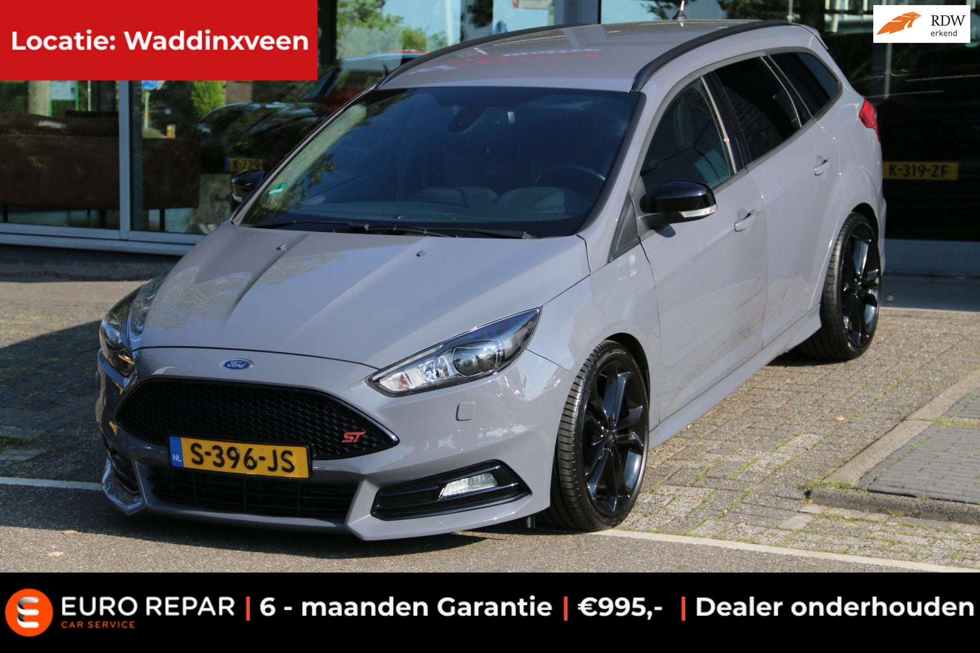 Ford Focus Wagon 2.0 ST, Auto's, Dealer onderhouden, 15 km/l, Gebruikt, Euro 6