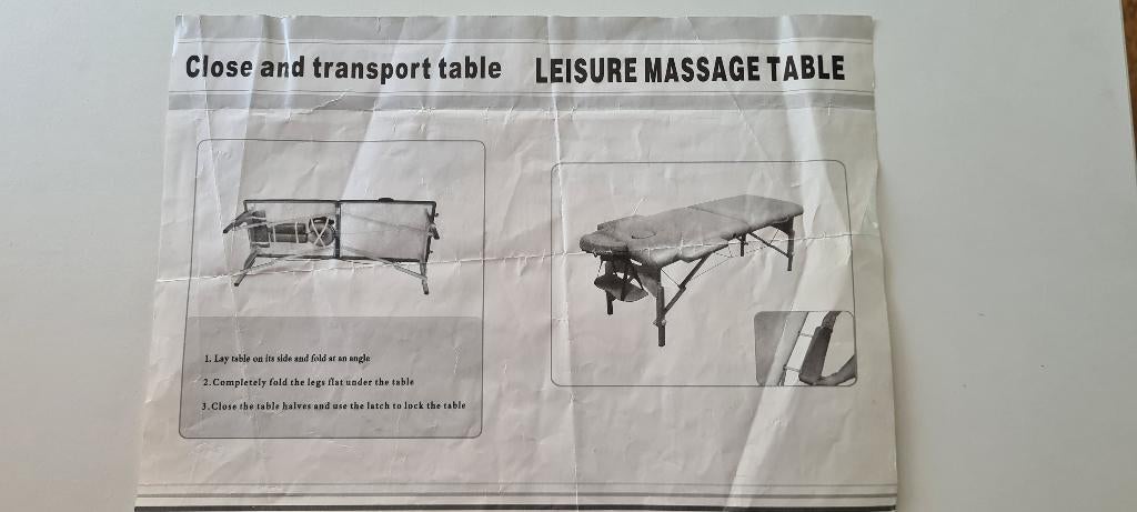 massage bank, Ophalen, Gebruikt, Massagetafel
