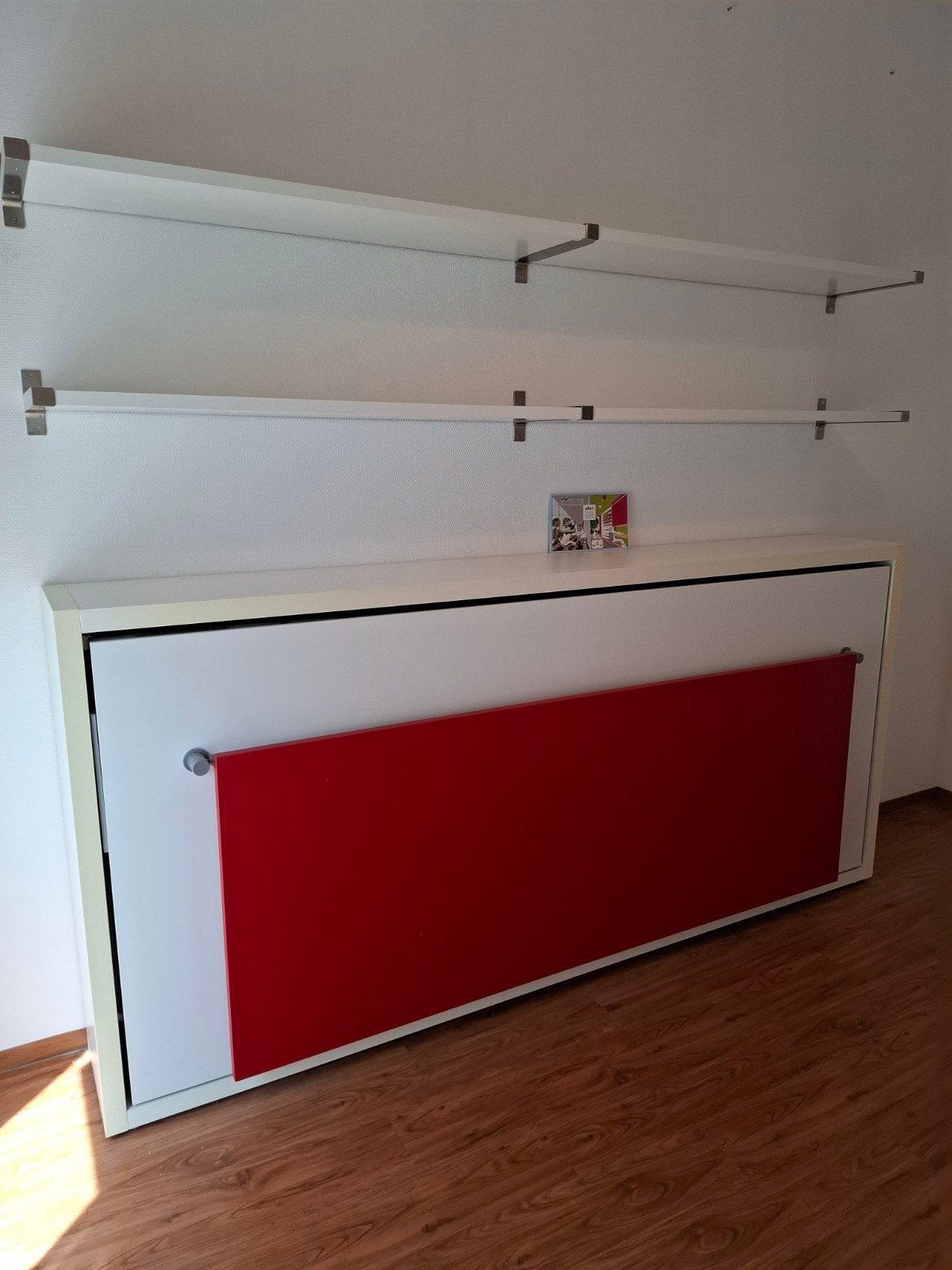 Clei young & living system1 persoons opklapbed en bureau, Ophalen, 90 cm, Eenpersoons, Zo goed als nieuw