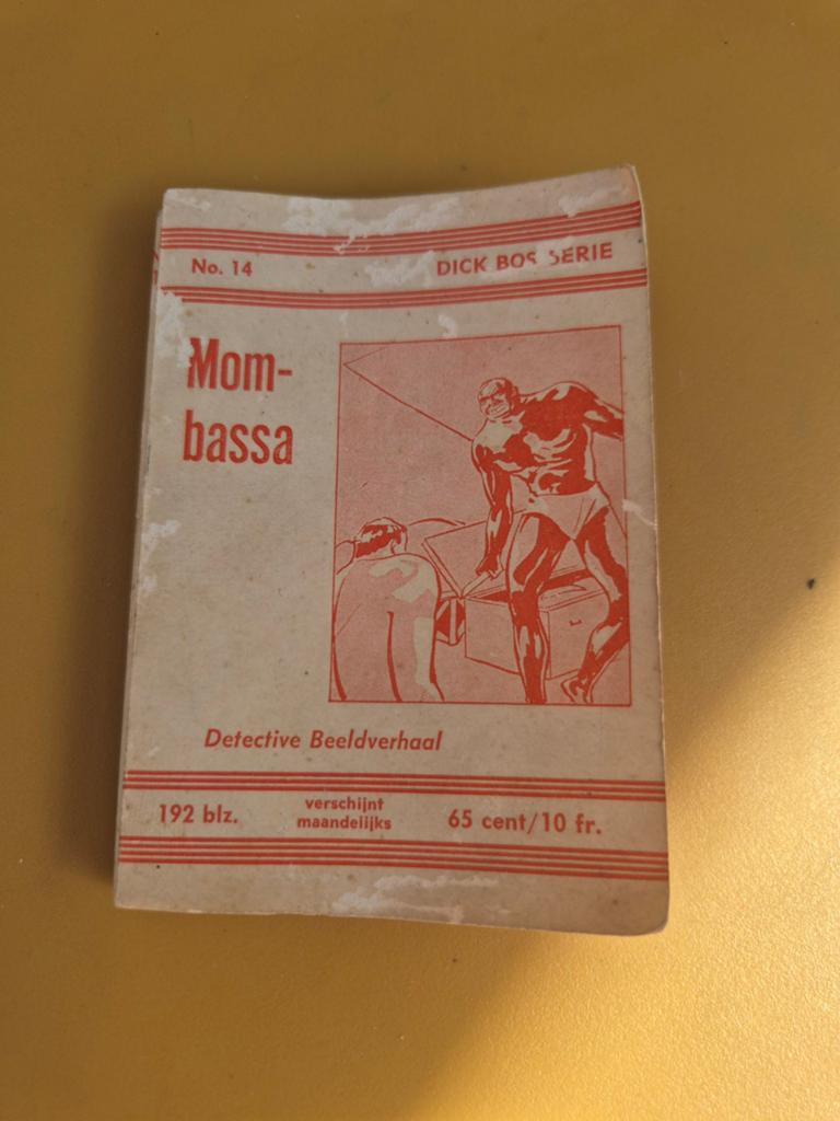 Dick Bos Serie No. 14: Mombasa - Detective Beeldverhaal, Ophalen of Verzenden, Gelezen, Alfred Mazure