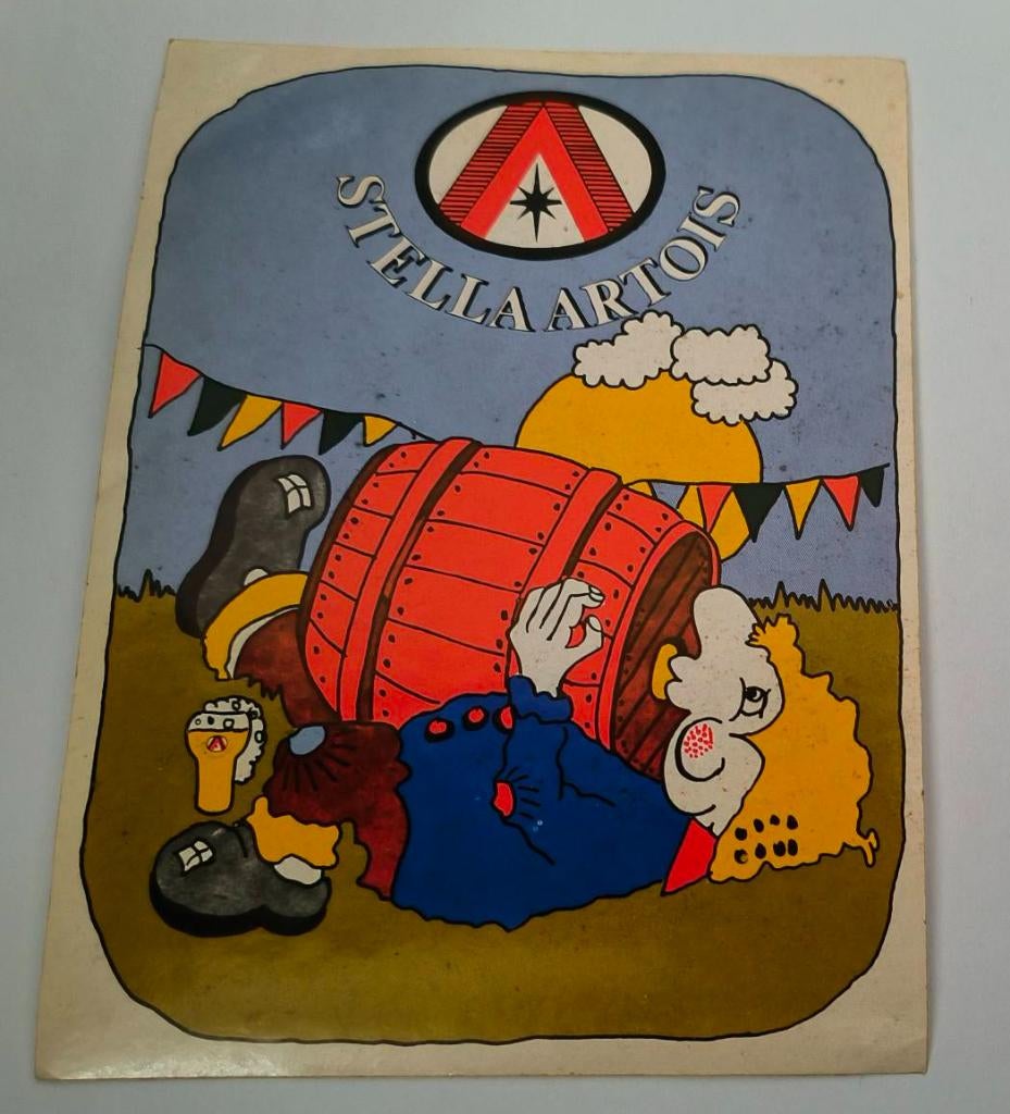 Sticker Stella Artois, Verzamelen, Ophalen of Verzenden, Zo goed als nieuw, Merk