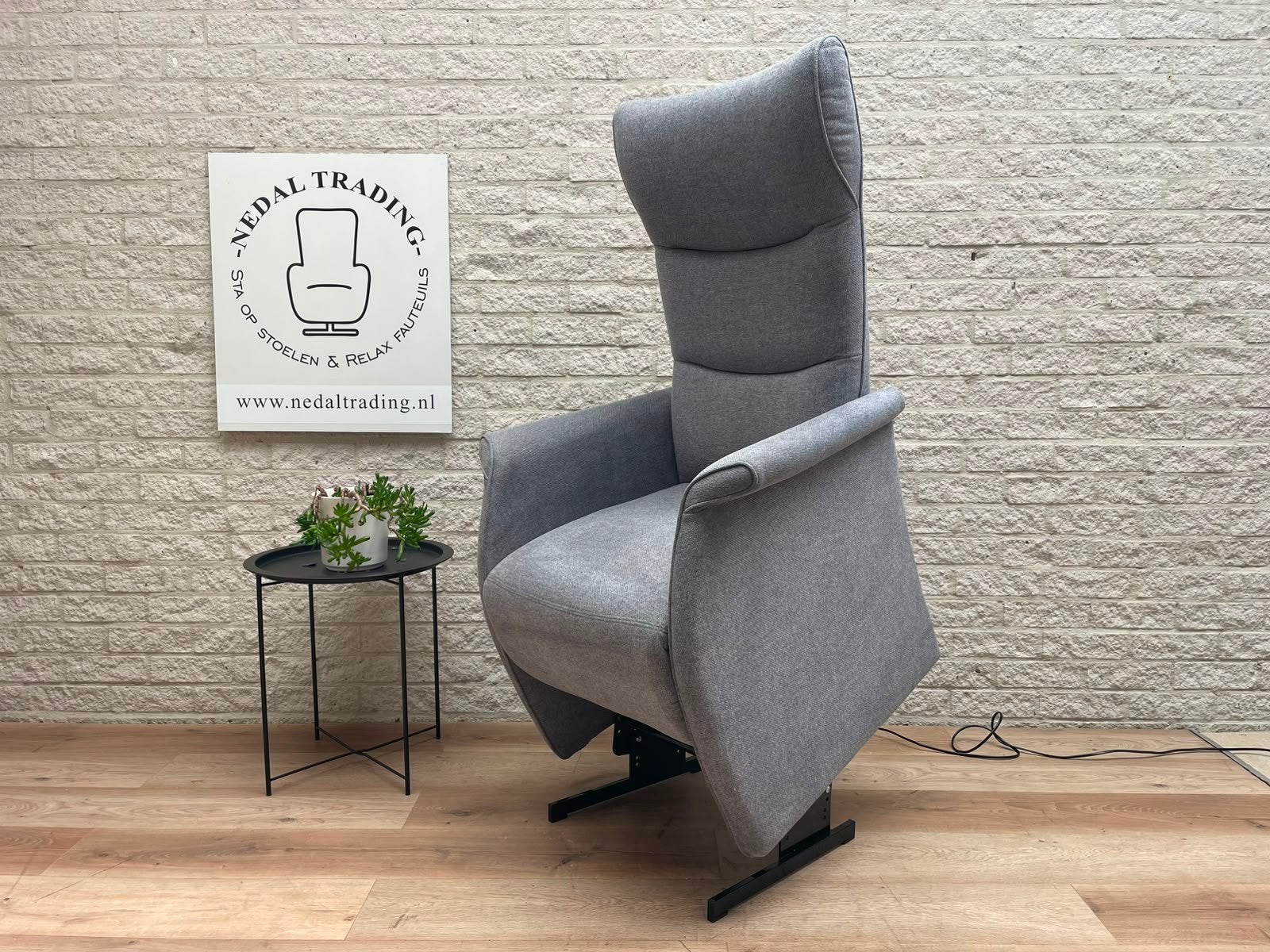 Luxe Prominent Wilson sta op stoel relax fauteuil XL, Huis en Inrichting, Fauteuils, Ophalen, N, N, Minder dan 75 cm