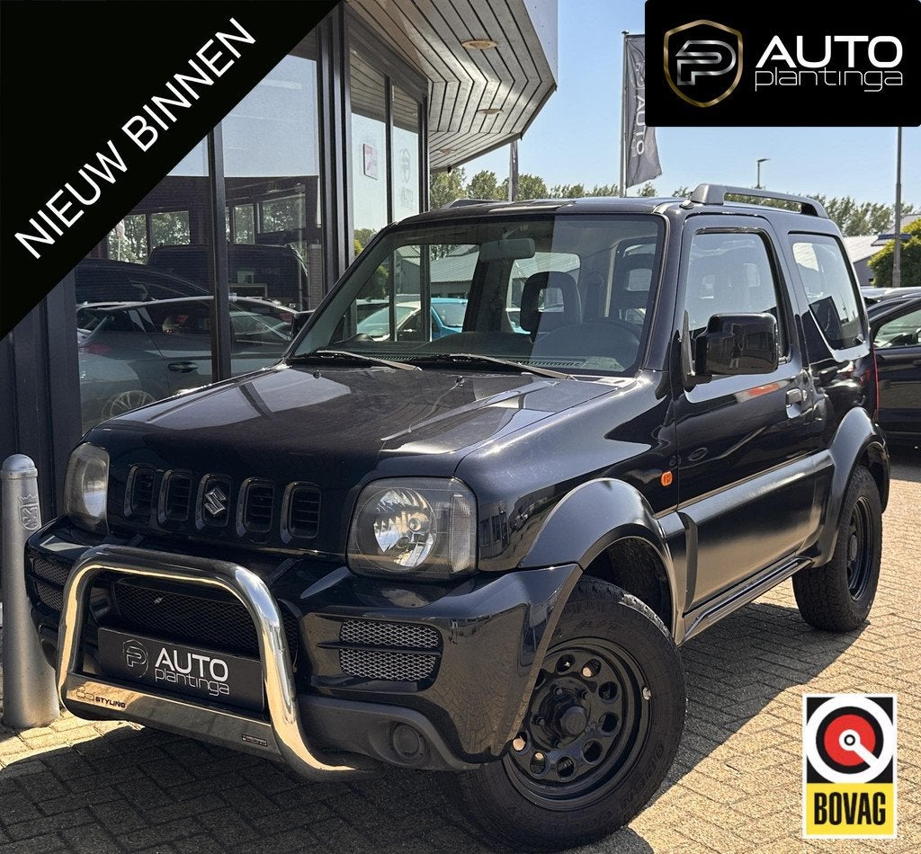 Suzuki Jimny 1.3 JLX | 4WD | ZEER NETTE STAAT | NL AUTO | Af, Euro 5, 4 stoelen, Zwart, Bedrijf