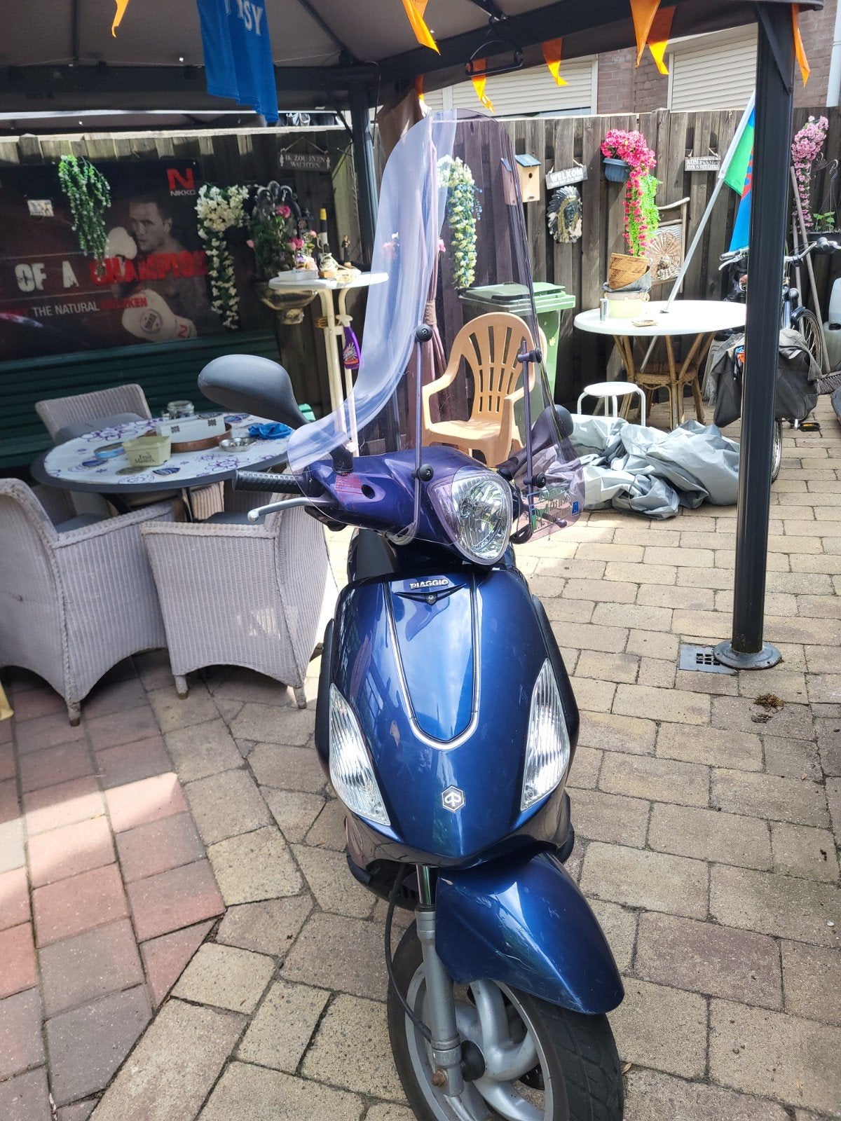 Piaggio Fly 80cc Malossi 4takt, Ophalen, Gebruikt, Piaggio