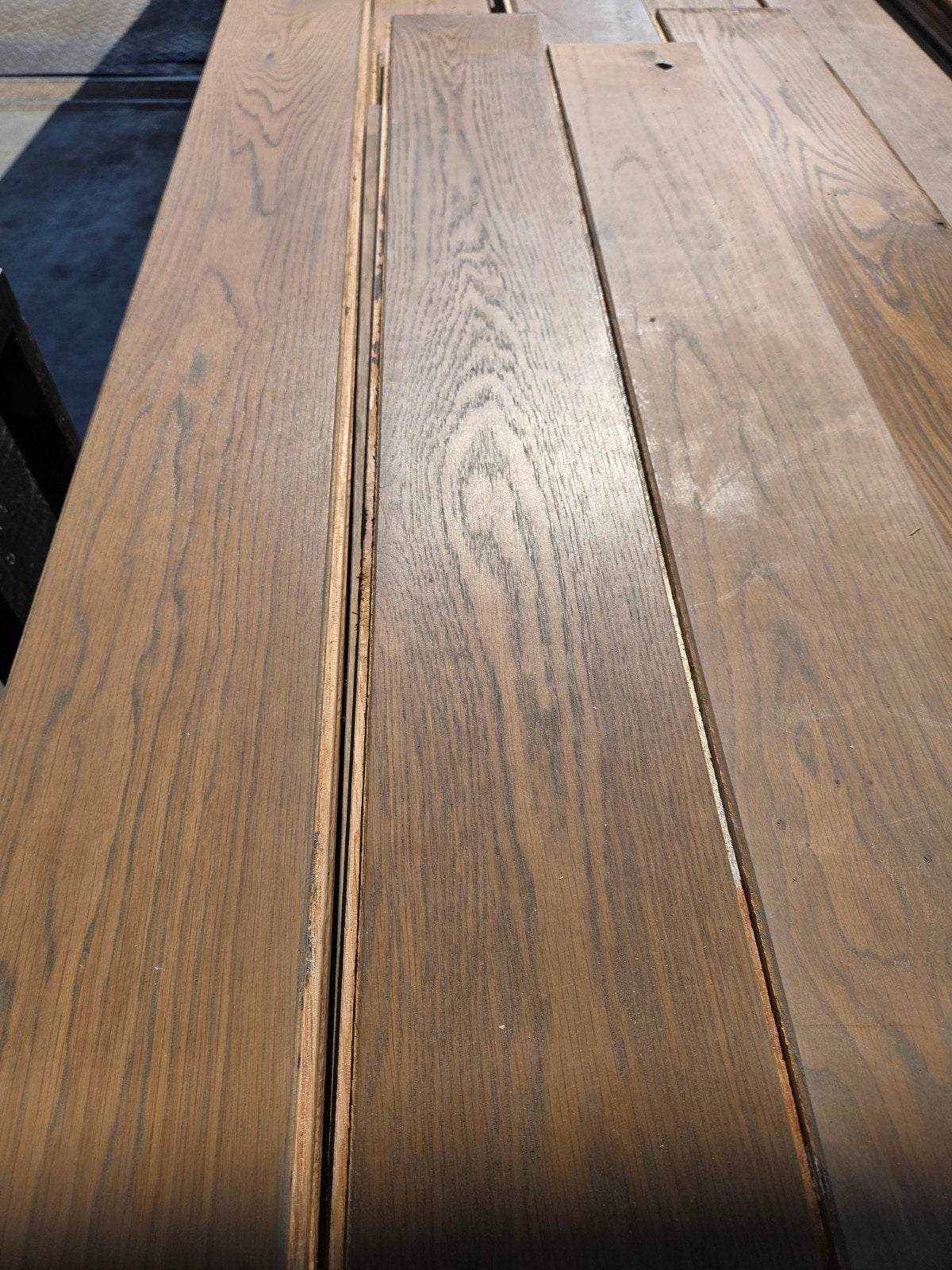 Massief eiken houten vloeren zonder spanningsgroeven., Ophalen, Vloerdelen of -planken, 10 m² of meer, 10 tot 30 cm