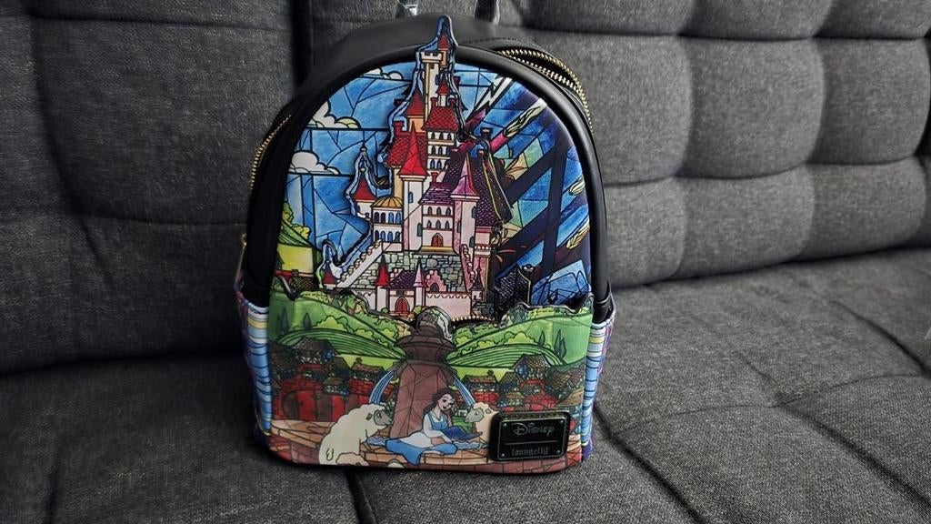 Disney Belle en het Beest Rugzak - Loungefly Stijl, Minder dan 30 cm, Disney of Dora, Nieuw, Ophalen of Verzenden