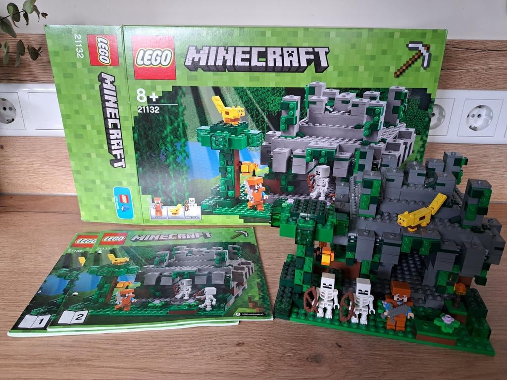 Lego 21132 Minecraft The Jungle Temple (compleet), Gebruikt, Minecraft, Lego, Ophalen of Verzenden