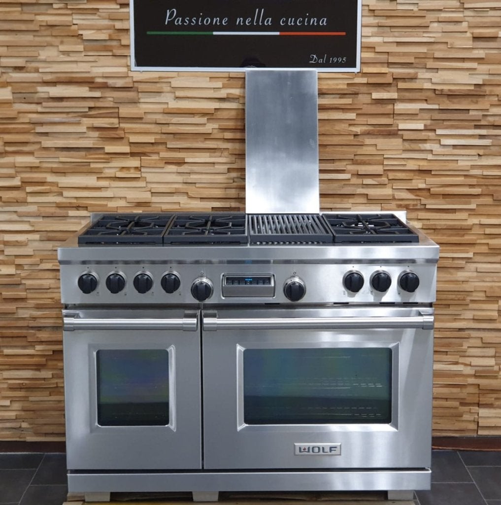 🔥Luxe Wolf Fornuis 120cm rvs 2 elektrische ovens Teppanyaki, Niet ingevuld, 60 cm of meer, Niet ingevuld, Ophalen of Verzenden