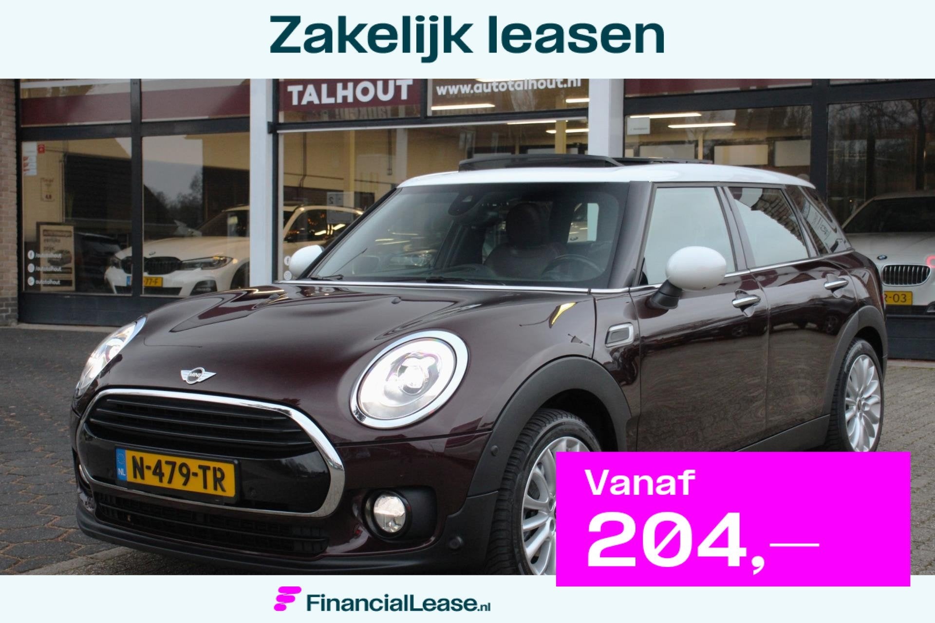 Mini Mini Clubman 1.5 Cooper Chili | PANORAMADAK | LEER | XE, Voorwielaandrijving, 136 pk, Gebruikt, Automatische klimaatregeling