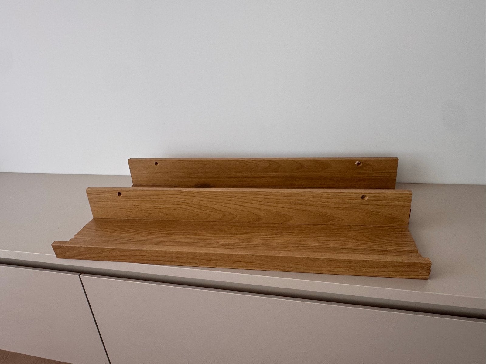2x IKEA Mosslanda Planken - Eikenlook, Ophalen of Verzenden, Gebruikt