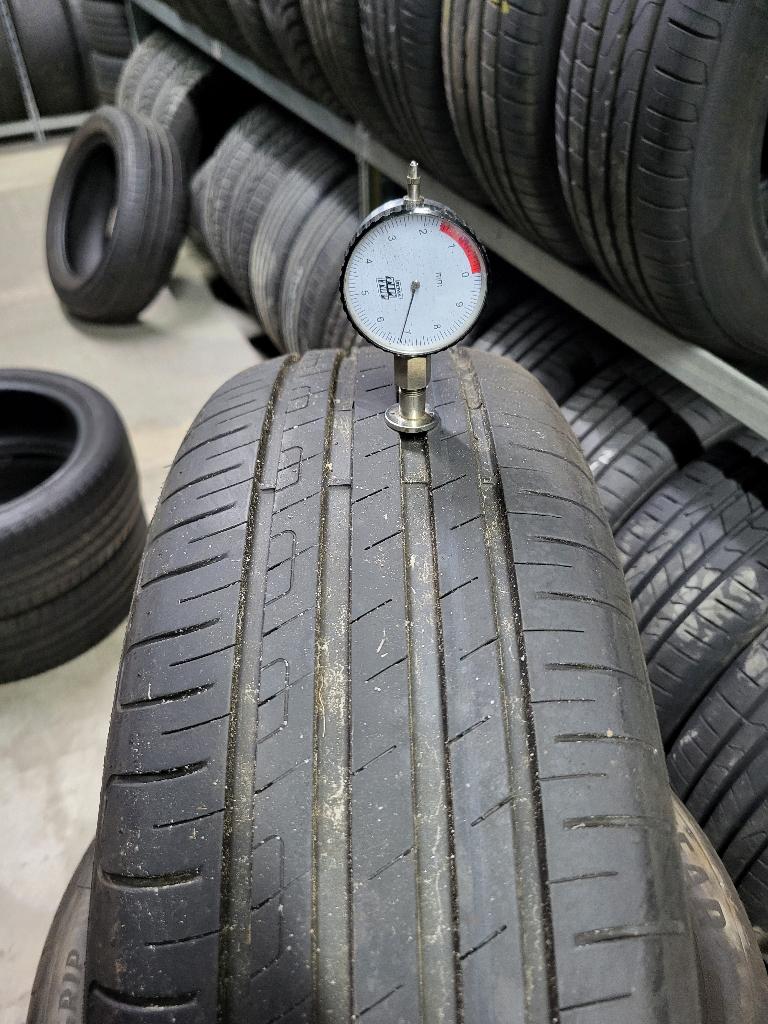 4 x 205/55/17 Goodyear Efficientgrip 7mm 250,- Incl montage!, Auto-onderdelen, Banden en Velgen, Gebruikt, Goodyear, 17 inch, Zomerbanden