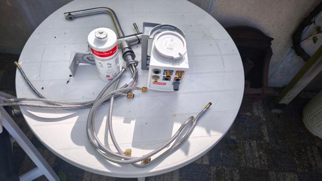 Franke kokend water set (zonder boiler) met kraan en filter, Ophalen of Verzenden, Zo goed als nieuw