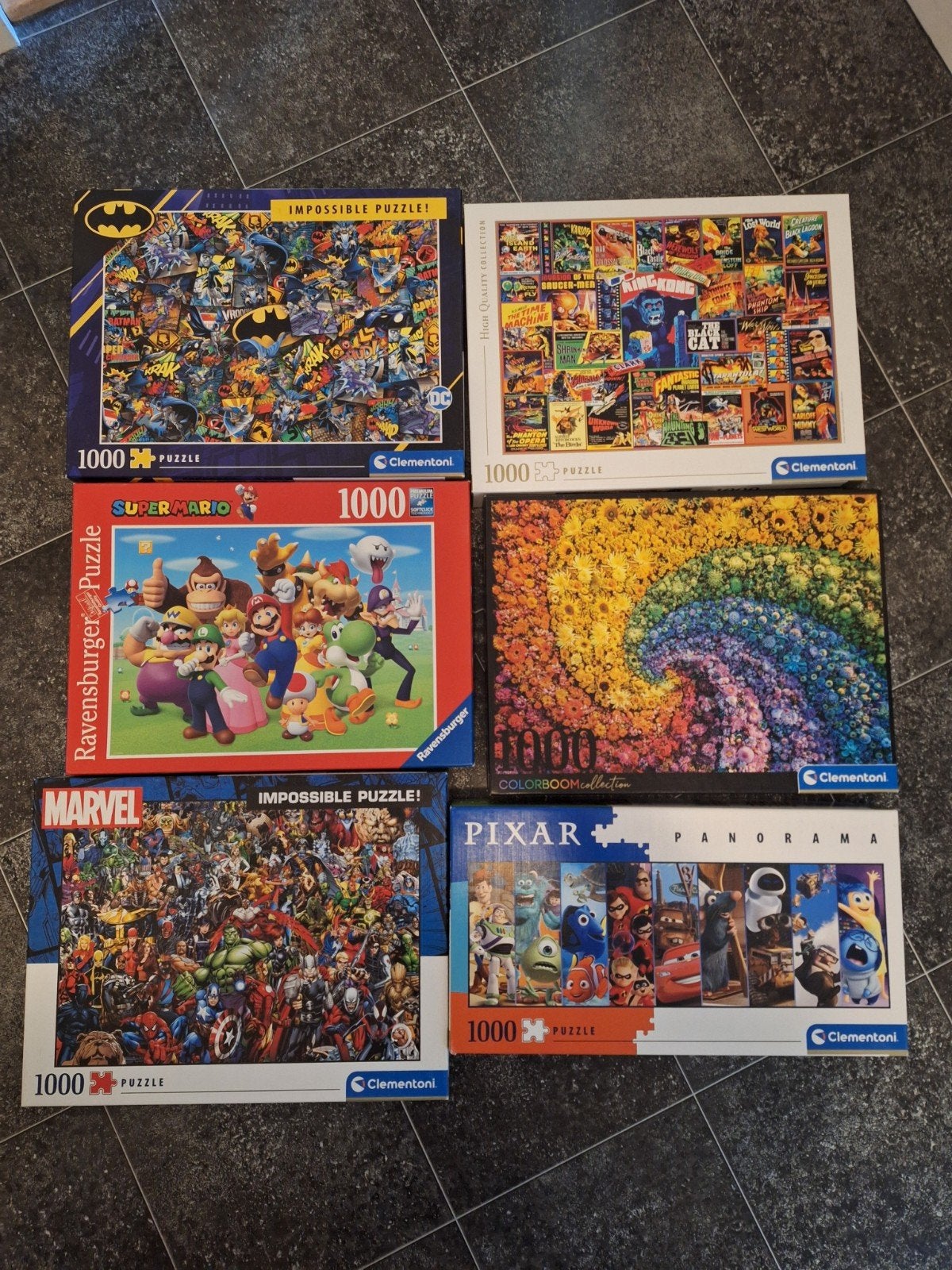 Diverse puzzels van 1000 stukjes, Ophalen, 500 t/m 1500 stukjes, Zo goed als nieuw