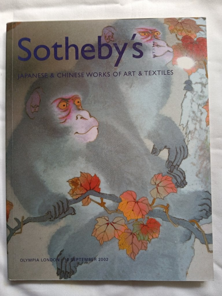 Sotheby's verkoop catalogus Japanse & Chinese kunstwerken., Antiek en Kunst, Ophalen of Verzenden, Overige typen