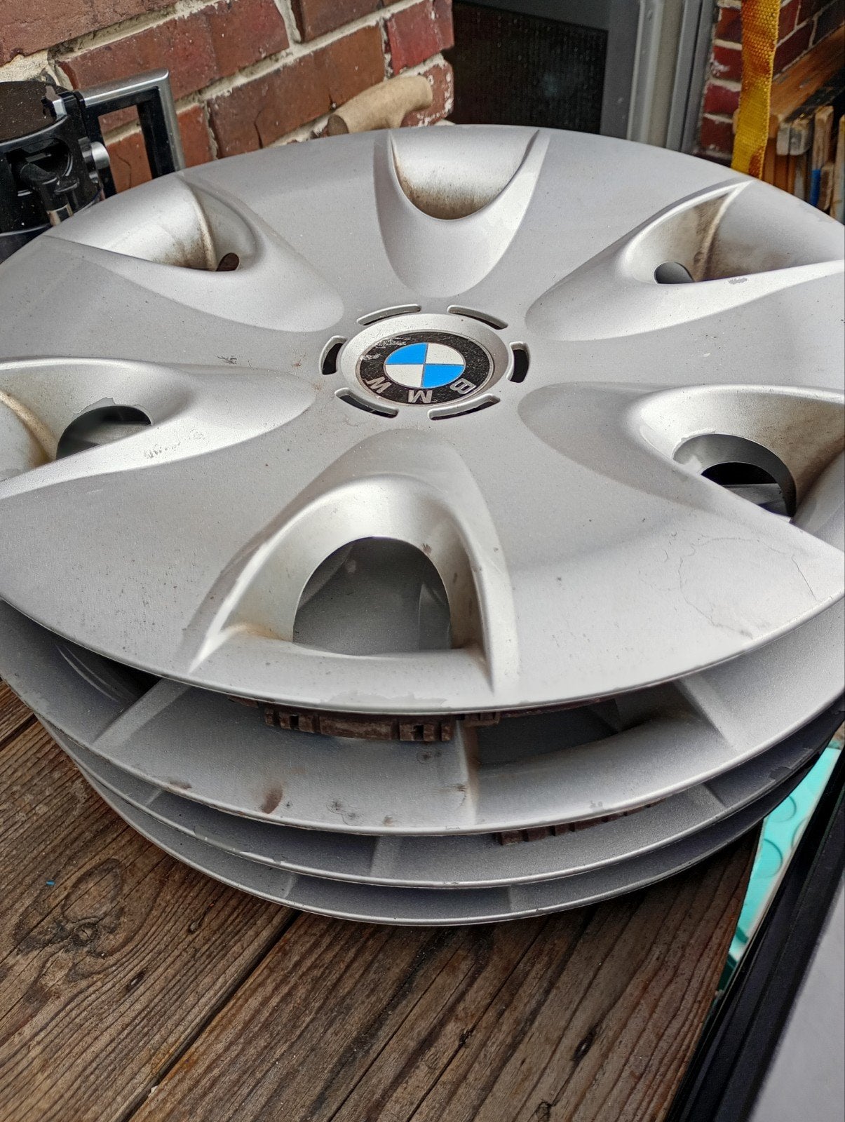 BMW 16 Inch Wieldoppen (Set van 4), Auto diversen, Ophalen of Verzenden, Gebruikt