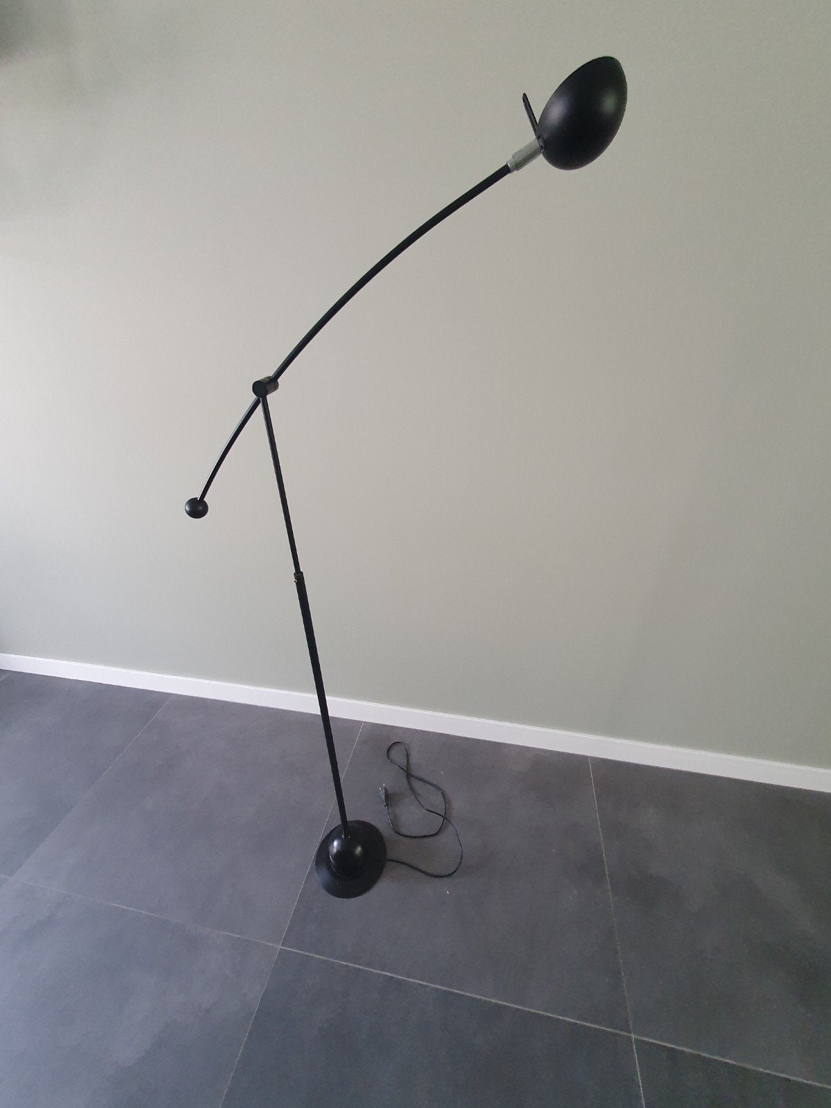 zwarte sta/leeslamp, Ophalen, Gebruikt, 150 tot 200 cm
