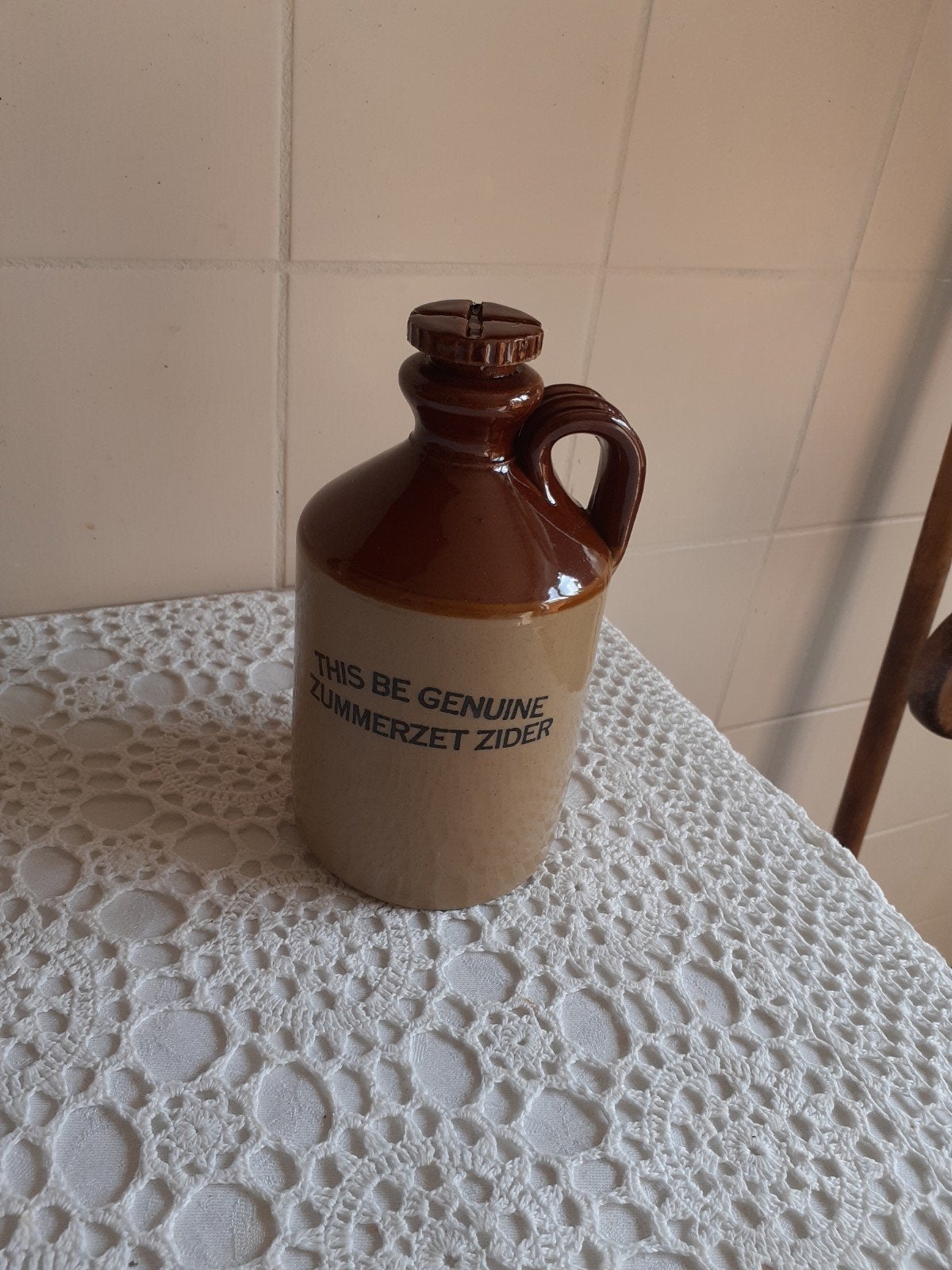 Brocante stenen kruik, Antiek en Kunst, Ophalen of Verzenden