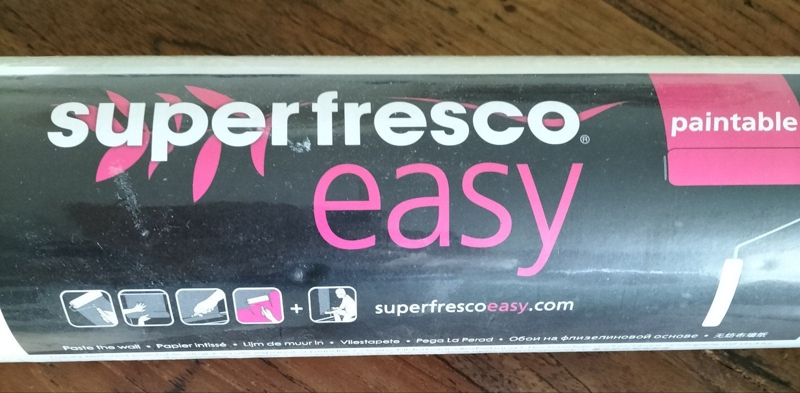 Nieuwe rol SuperFresco Easy vliesbehang - overschilderbaar, Ophalen, Wit