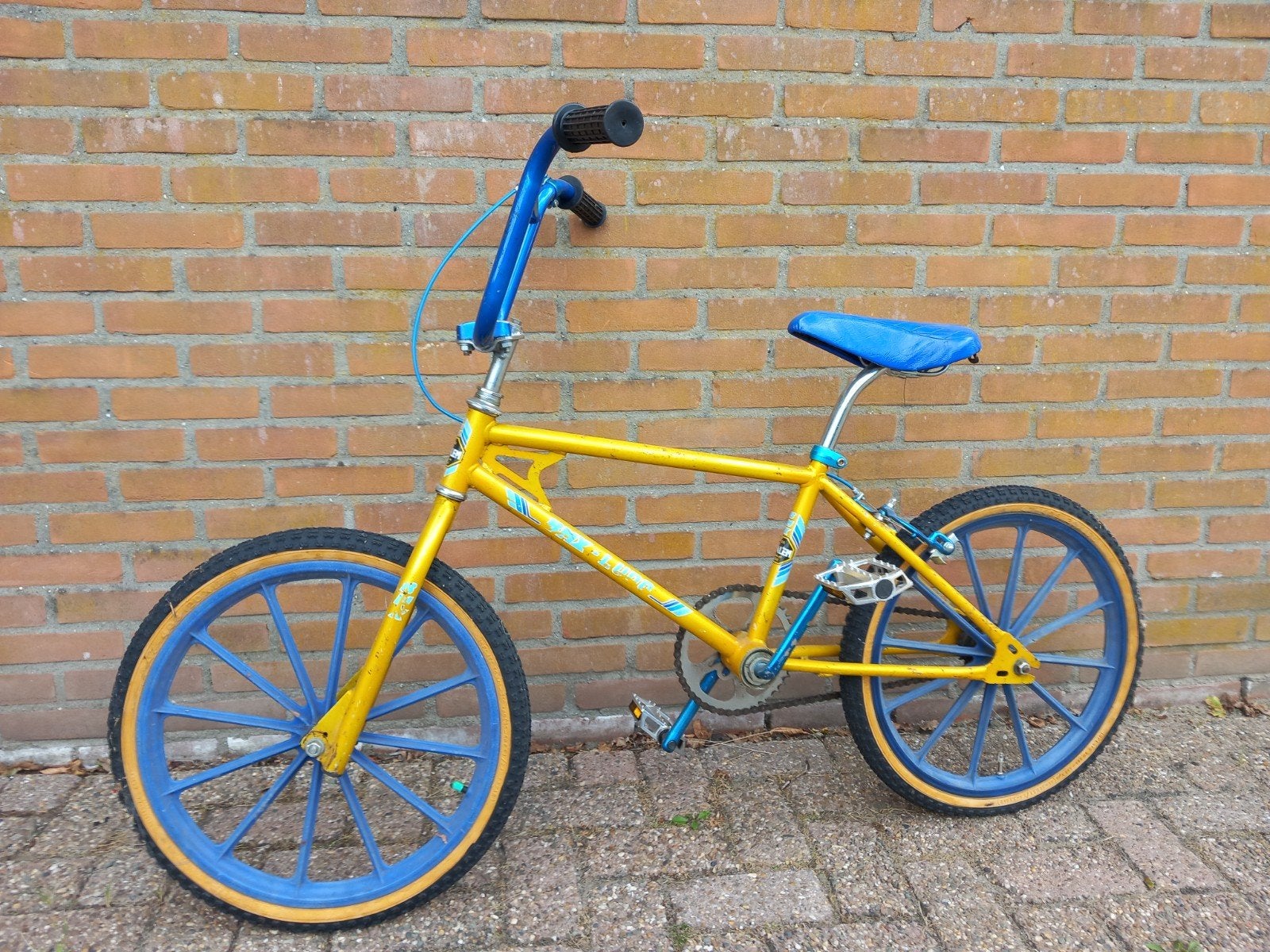 Oude BMX Ludo crossfiets - Vintage G. Calem, Fietsen en Brommers, Ophalen, Staal, Velgrem, BMX Ludo G. Calem