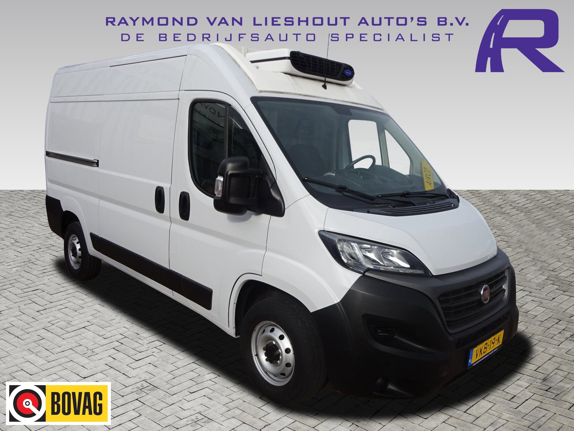 Fiat Ducato 35 2.3 MultiJet L2H2 KOELWAGEN KOELBUS, Auto's, Bestelauto's, Voorwielaandrijving, Stof, Gebruikt, Wit