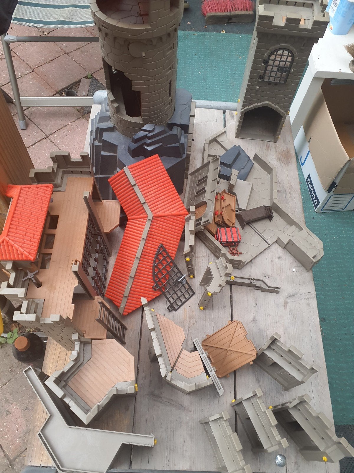 Playmobil Kasteel 4865 - Ridderkasteel met toebehoren, Kinderen en Baby's, Speelgoed | Playmobil, Ophalen, Gebruikt, Complete set