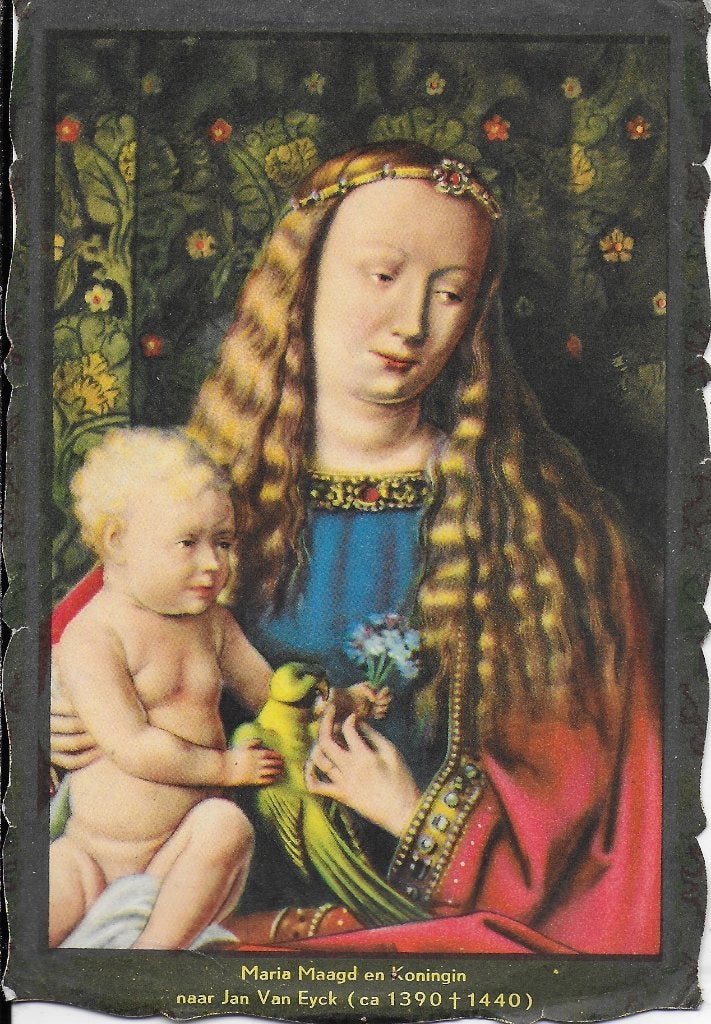 3 oude religieuze prenten, Verzamelen, Verzenden, Zo goed als nieuw, Kaart of Prent