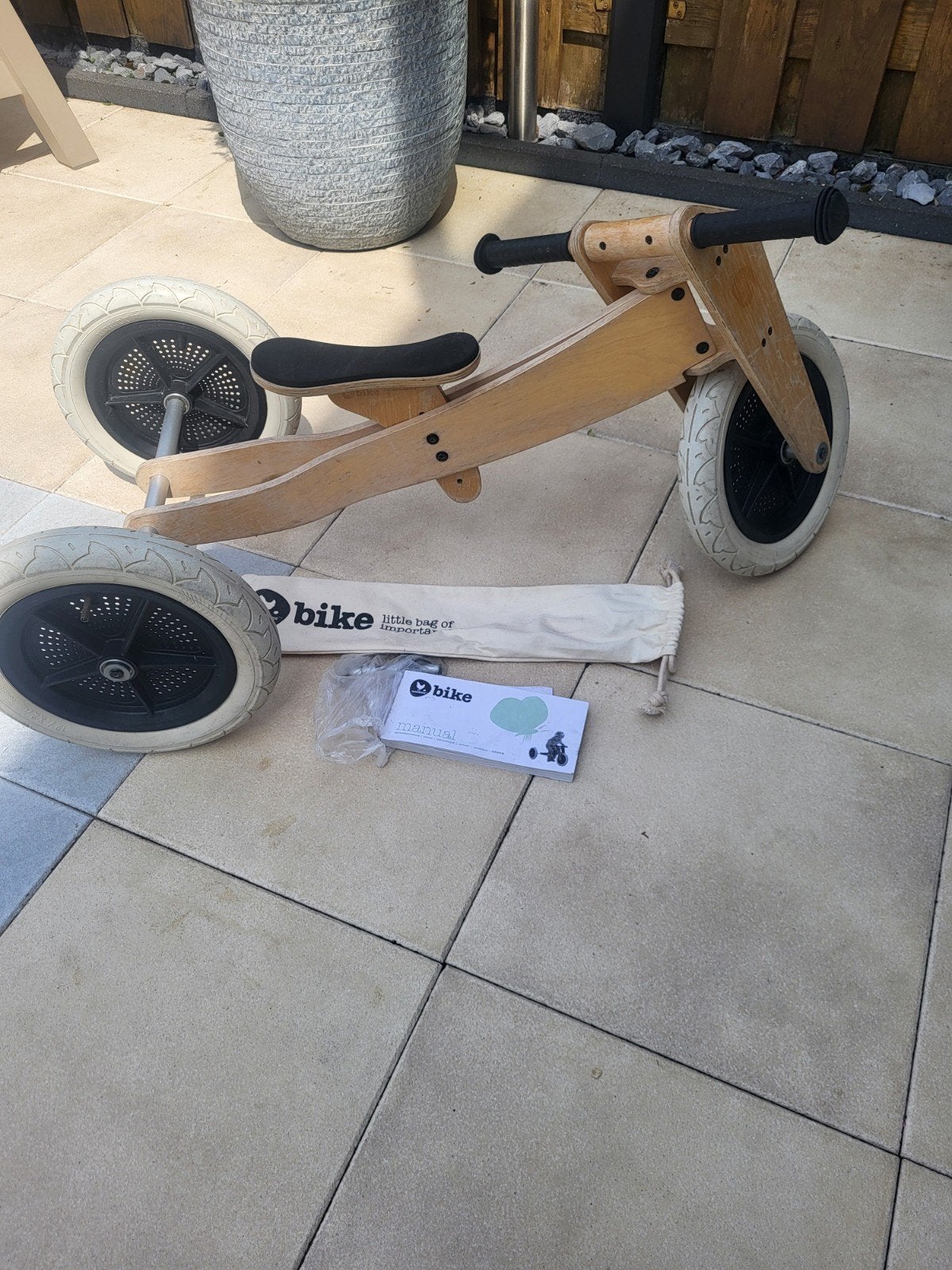 Te Koop Houten loopfiets 2 in 1, Ophalen, Gebruikt, Loopfiets